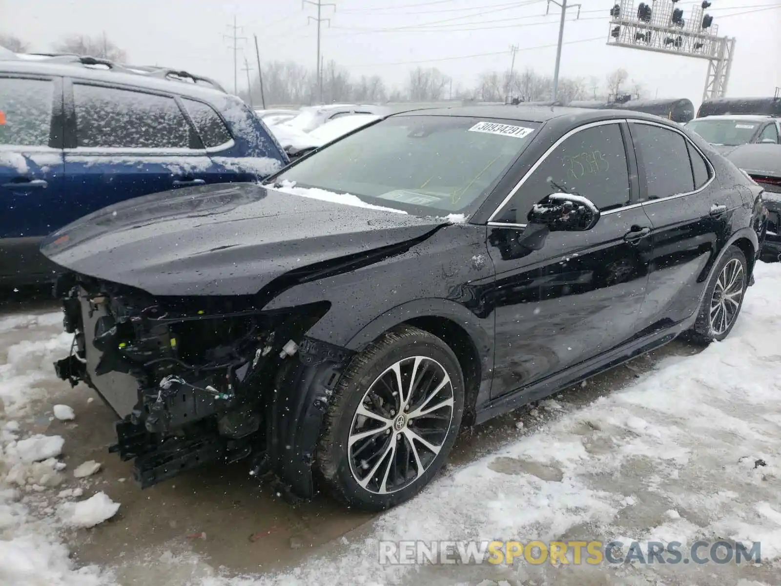 2 Photograph of a damaged car 4T1G11AKXLU963739 TOYOTA CAMRY 2020