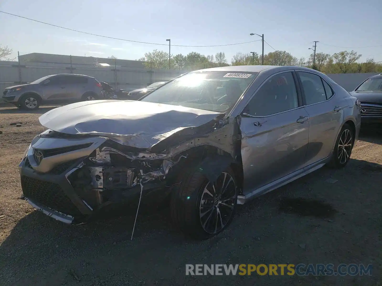 2 Photograph of a damaged car 4T1G11AKXLU971727 TOYOTA CAMRY 2020