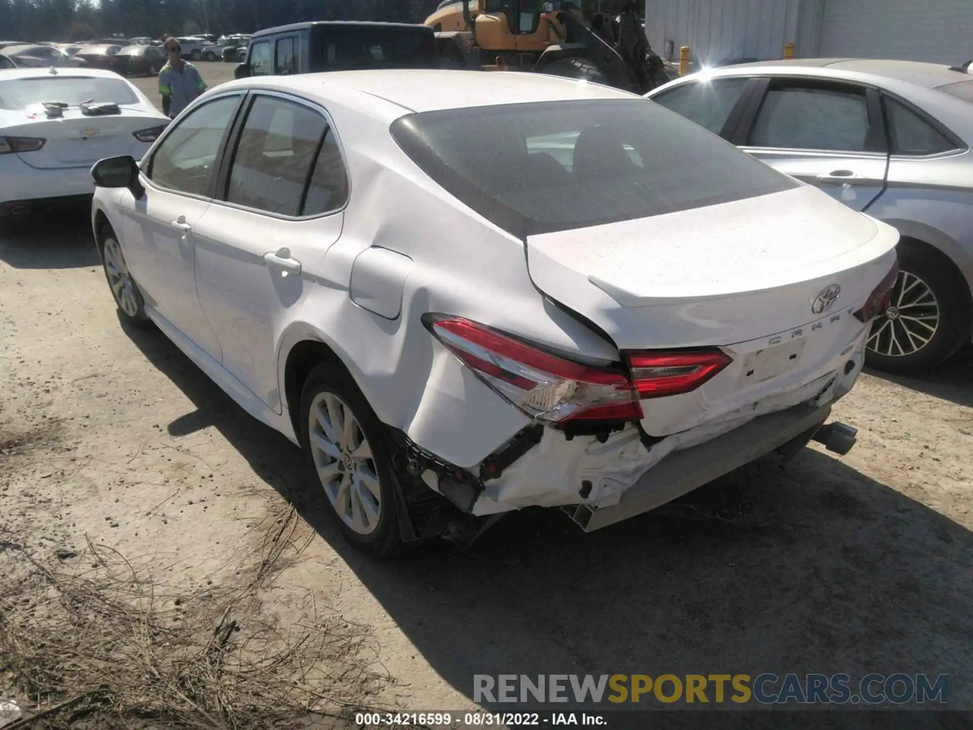 3 Photograph of a damaged car 4T1G11AKXLU972747 TOYOTA CAMRY 2020