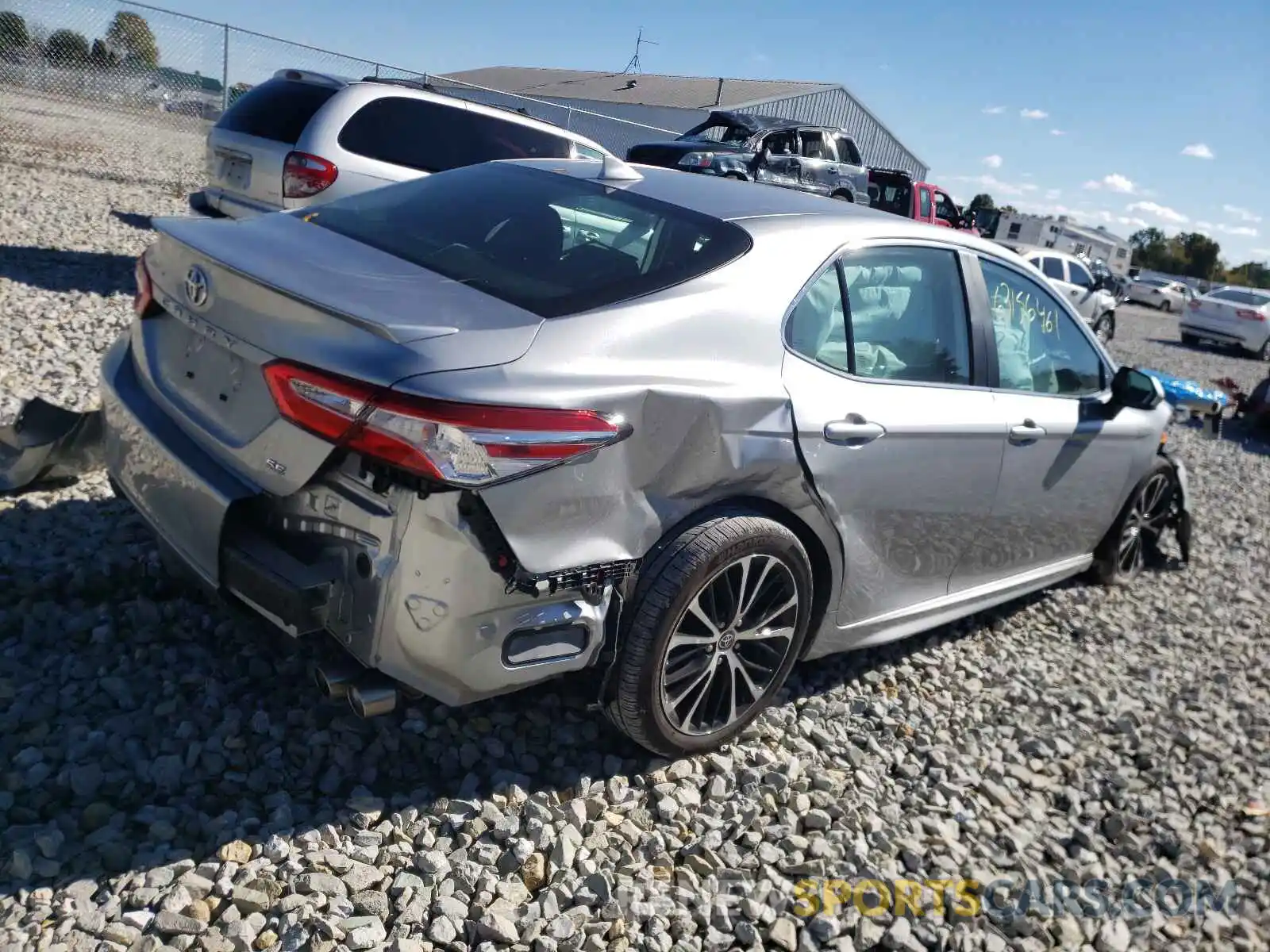 4 Photograph of a damaged car 4T1G11AKXLU973252 TOYOTA CAMRY 2020