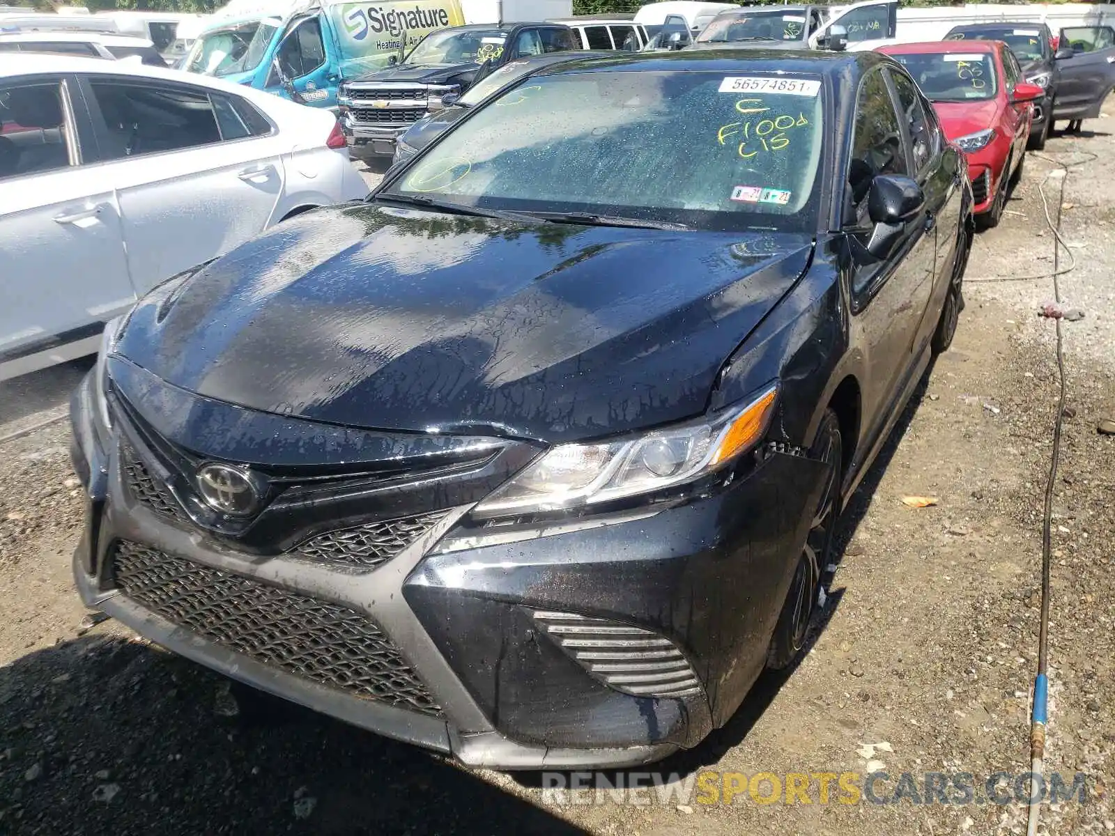 2 Photograph of a damaged car 4T1G11AKXLU986244 TOYOTA CAMRY 2020