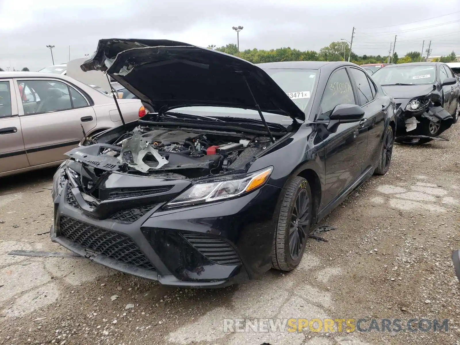 2 Photograph of a damaged car 4T1G11BK0LU002646 TOYOTA CAMRY 2020