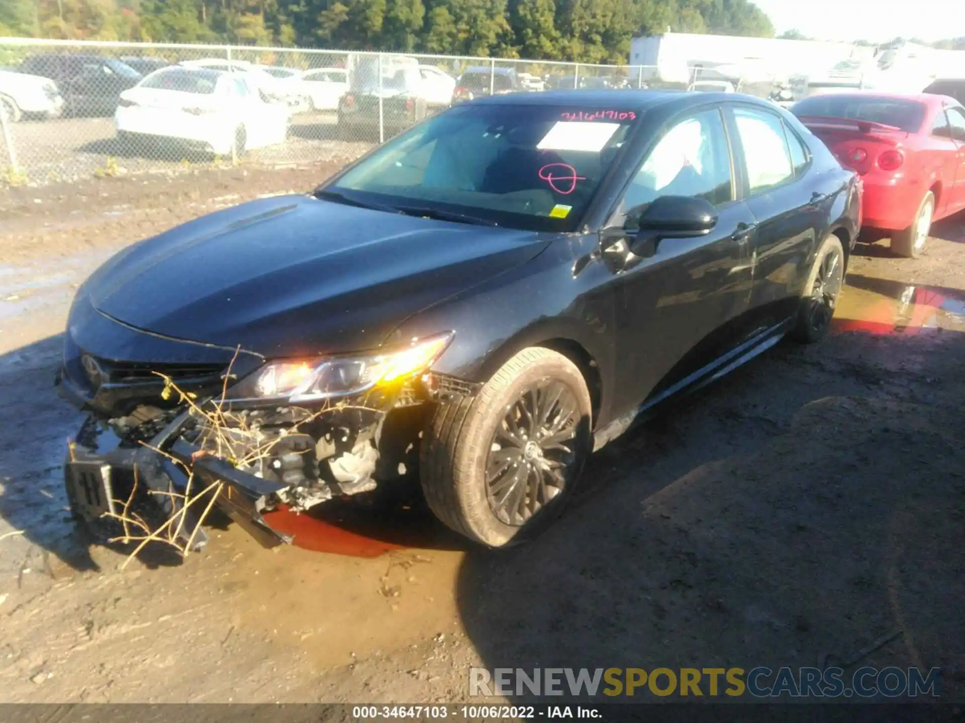 2 Photograph of a damaged car 4T1G11BK0LU008348 TOYOTA CAMRY 2020