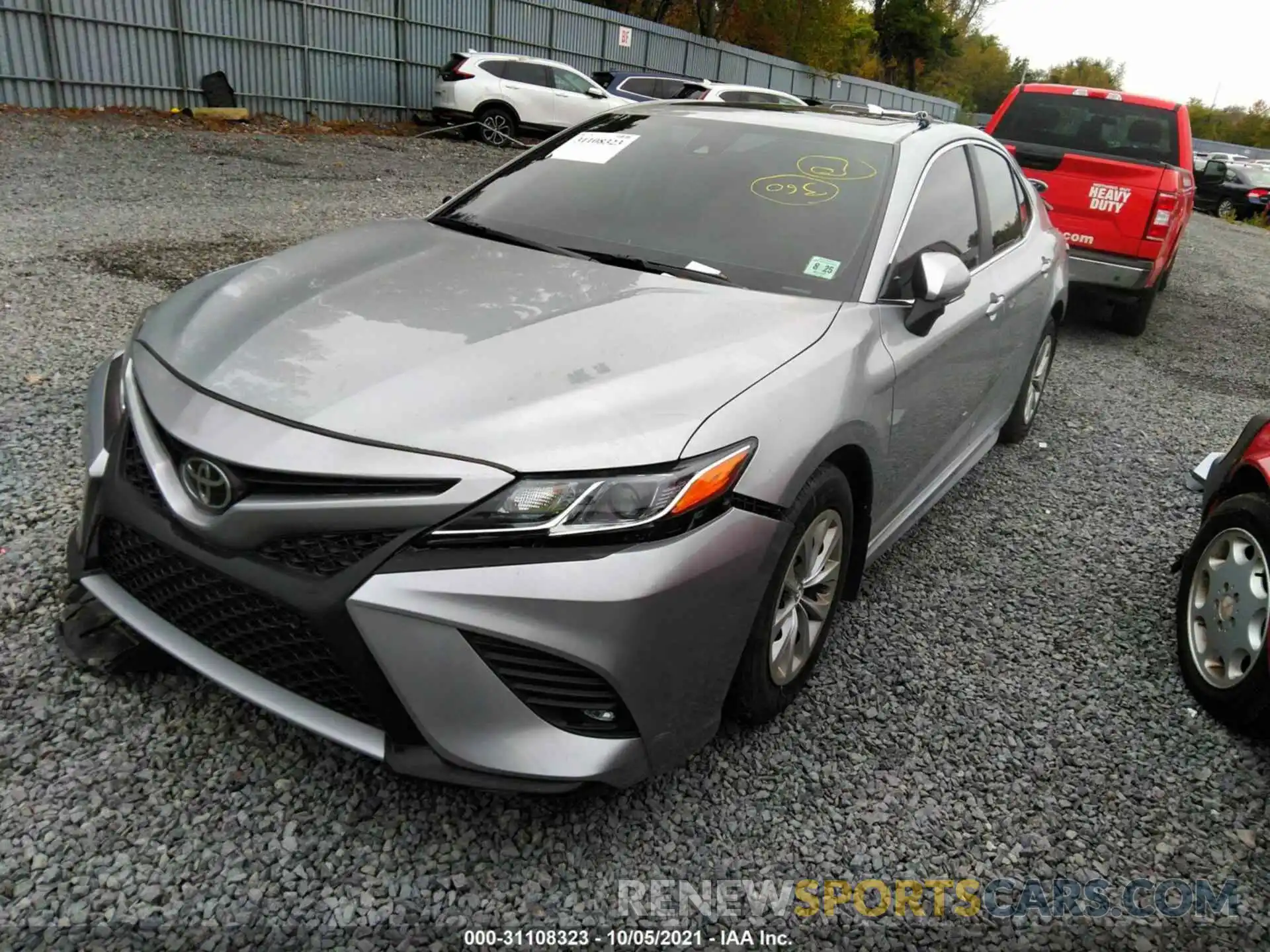 2 Photograph of a damaged car 4T1G11BK1LU003028 TOYOTA CAMRY 2020