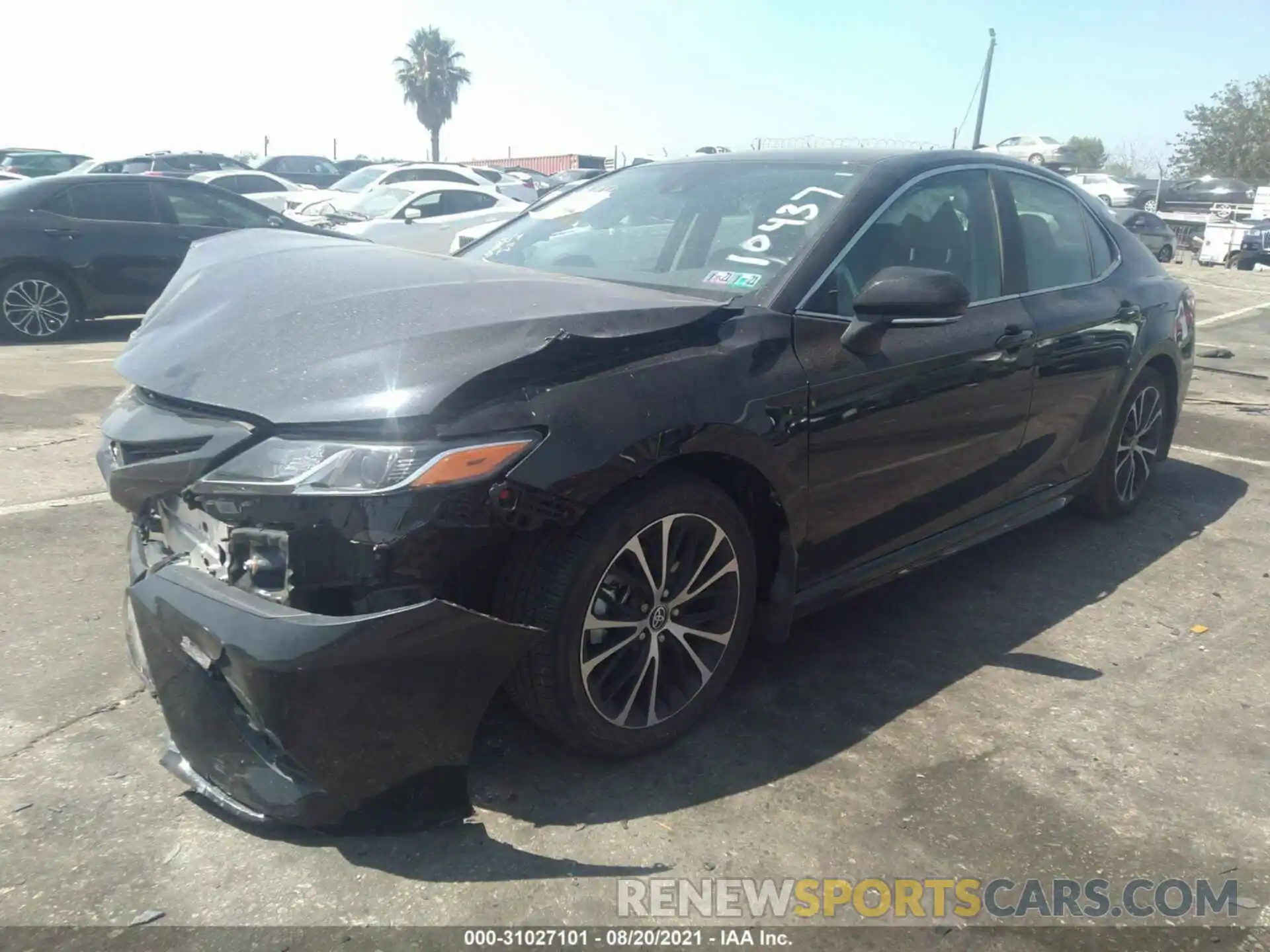 2 Photograph of a damaged car 4T1G11BK1LU006902 TOYOTA CAMRY 2020