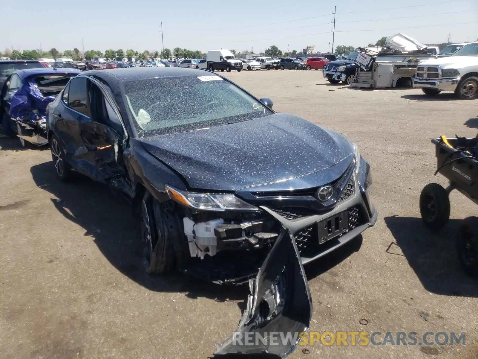 1 Photograph of a damaged car 4T1G11BK1LU009864 TOYOTA CAMRY 2020