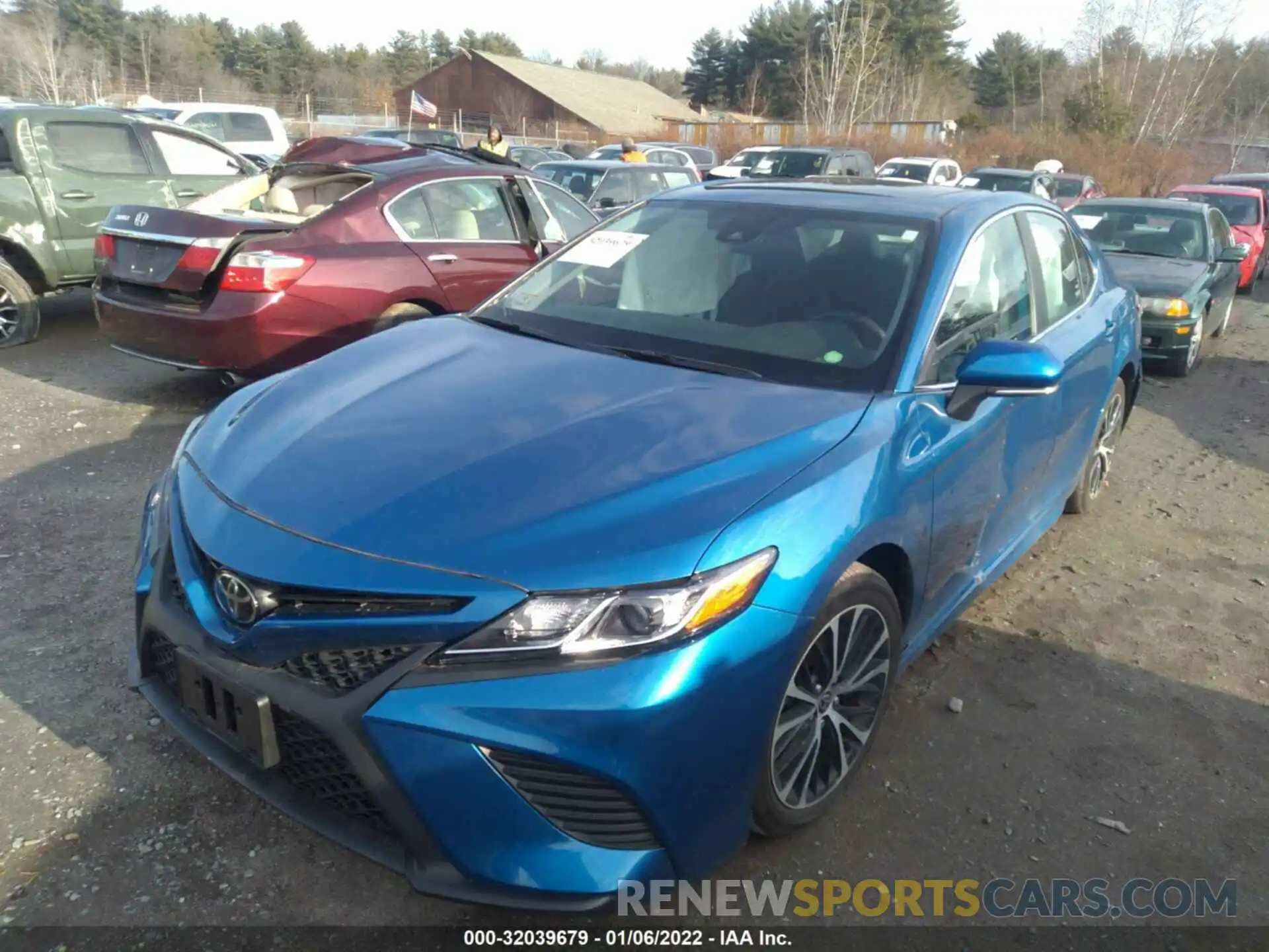 2 Photograph of a damaged car 4T1G11BK1LU011887 TOYOTA CAMRY 2020