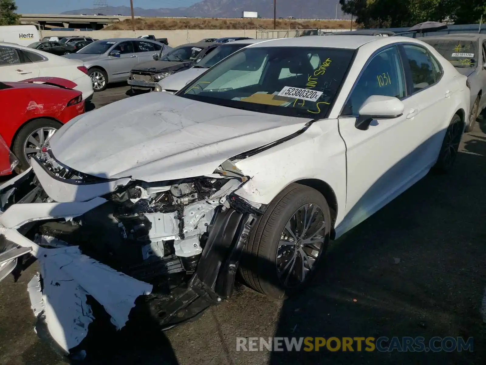 2 Photograph of a damaged car 4T1G11BK1LU014224 TOYOTA CAMRY 2020