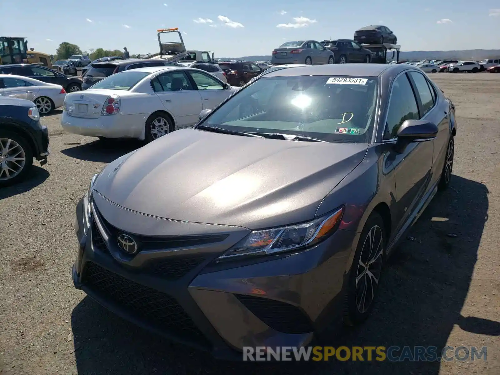 2 Photograph of a damaged car 4T1G11BK1LU017463 TOYOTA CAMRY 2020