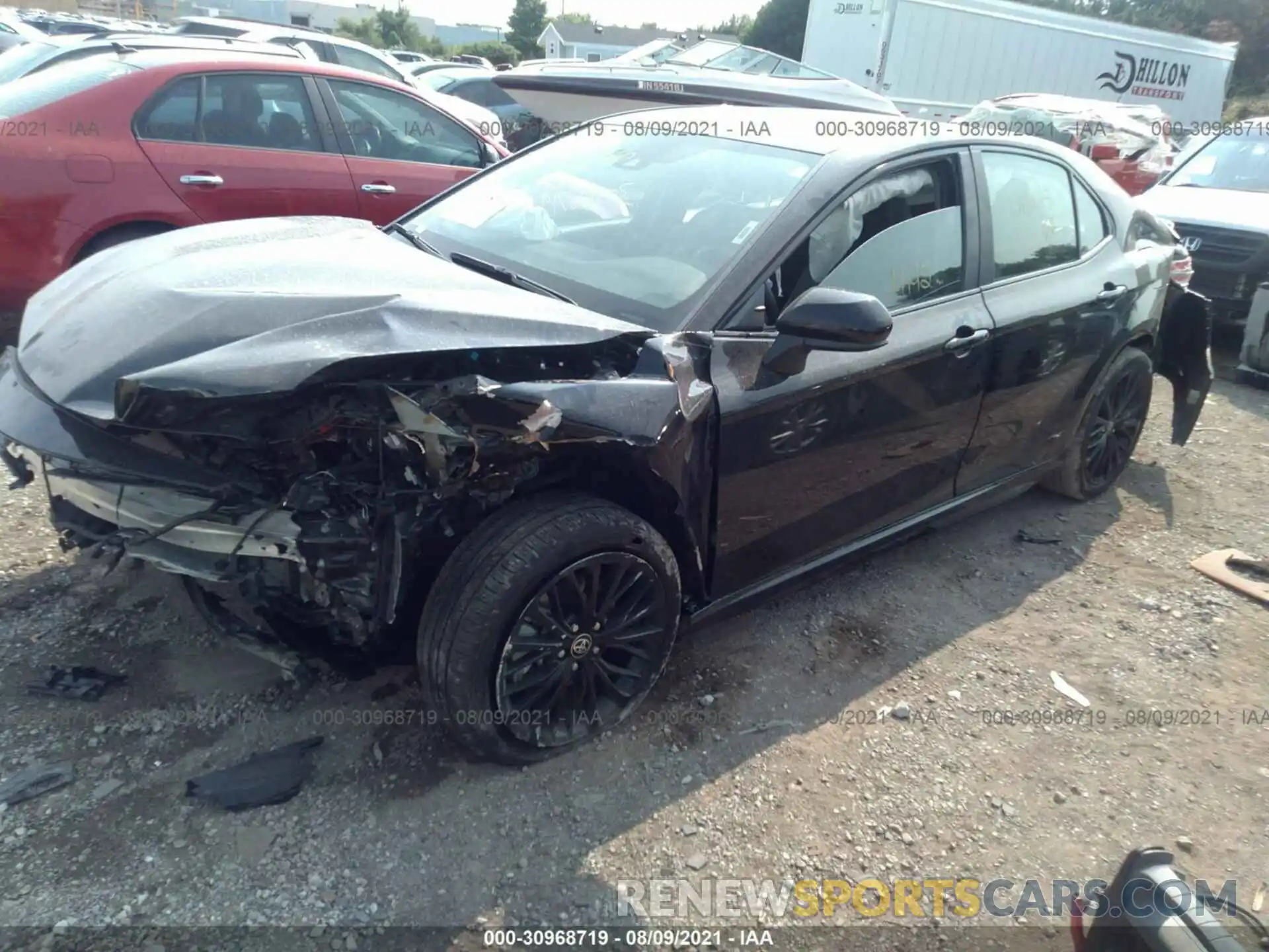 2 Photograph of a damaged car 4T1G11BK1LU018015 TOYOTA CAMRY 2020