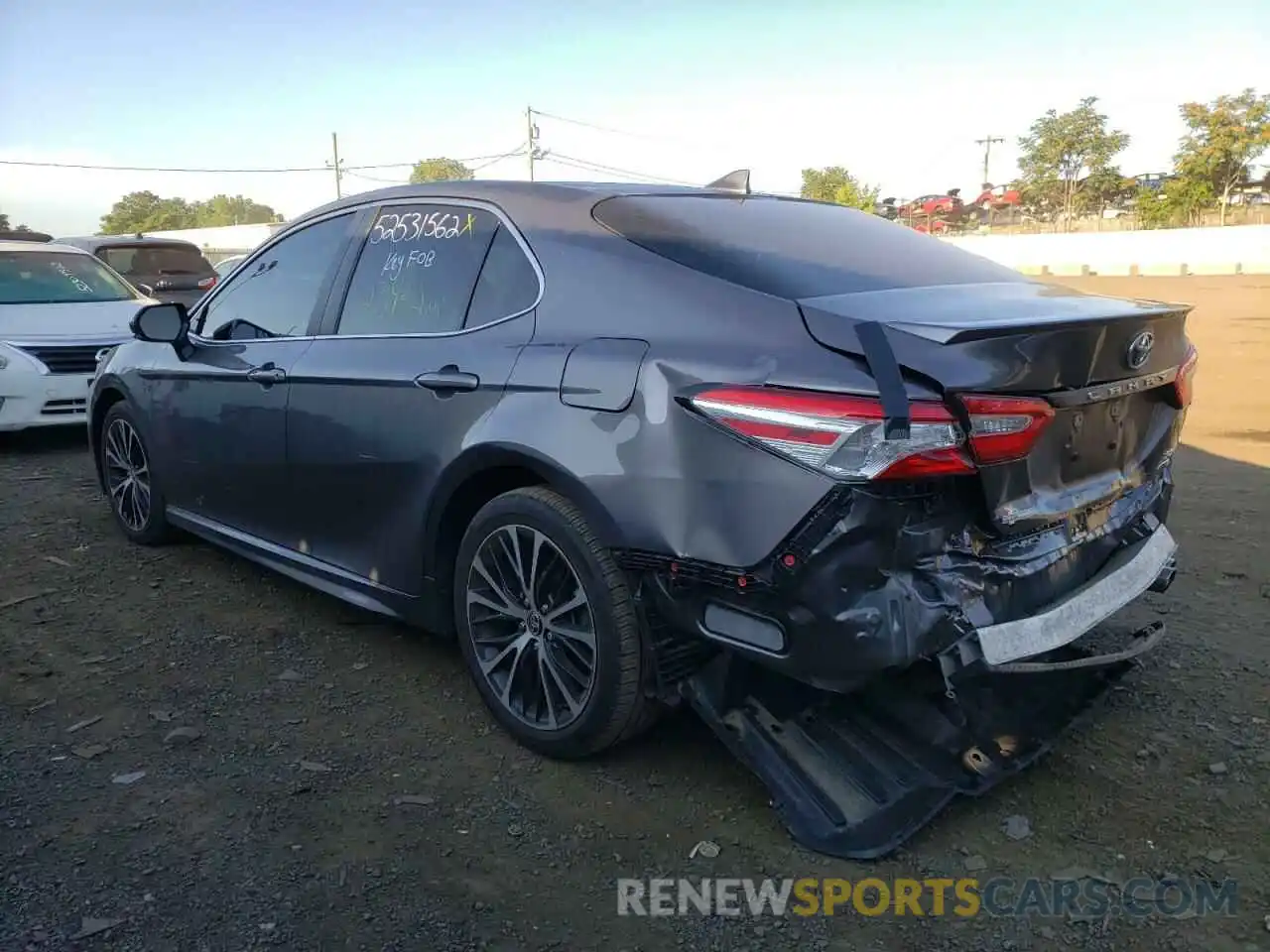 3 Photograph of a damaged car 4T1G11BK2LU014328 TOYOTA CAMRY 2020