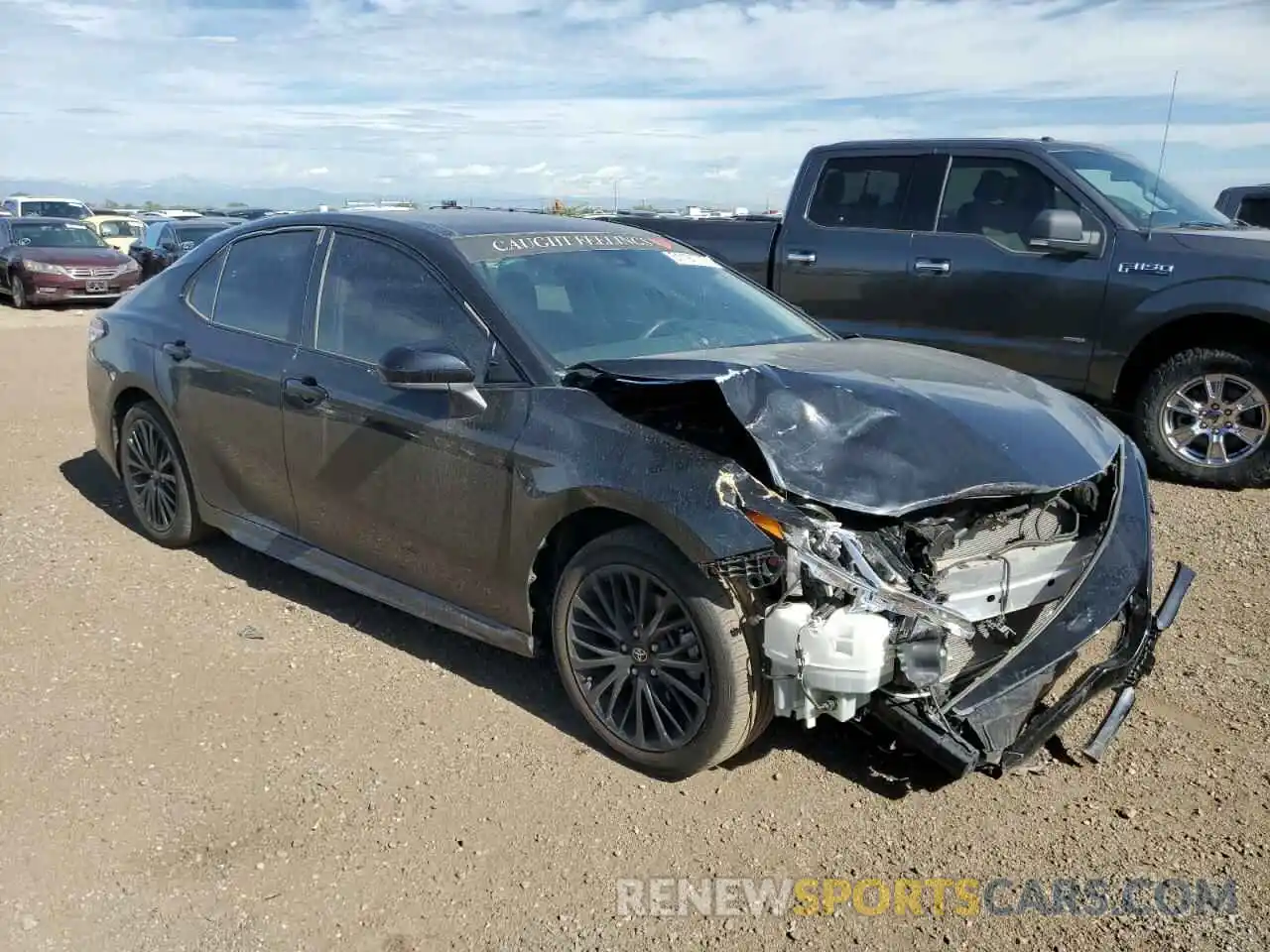 1 Photograph of a damaged car 4T1G11BK3LU013687 TOYOTA CAMRY 2020