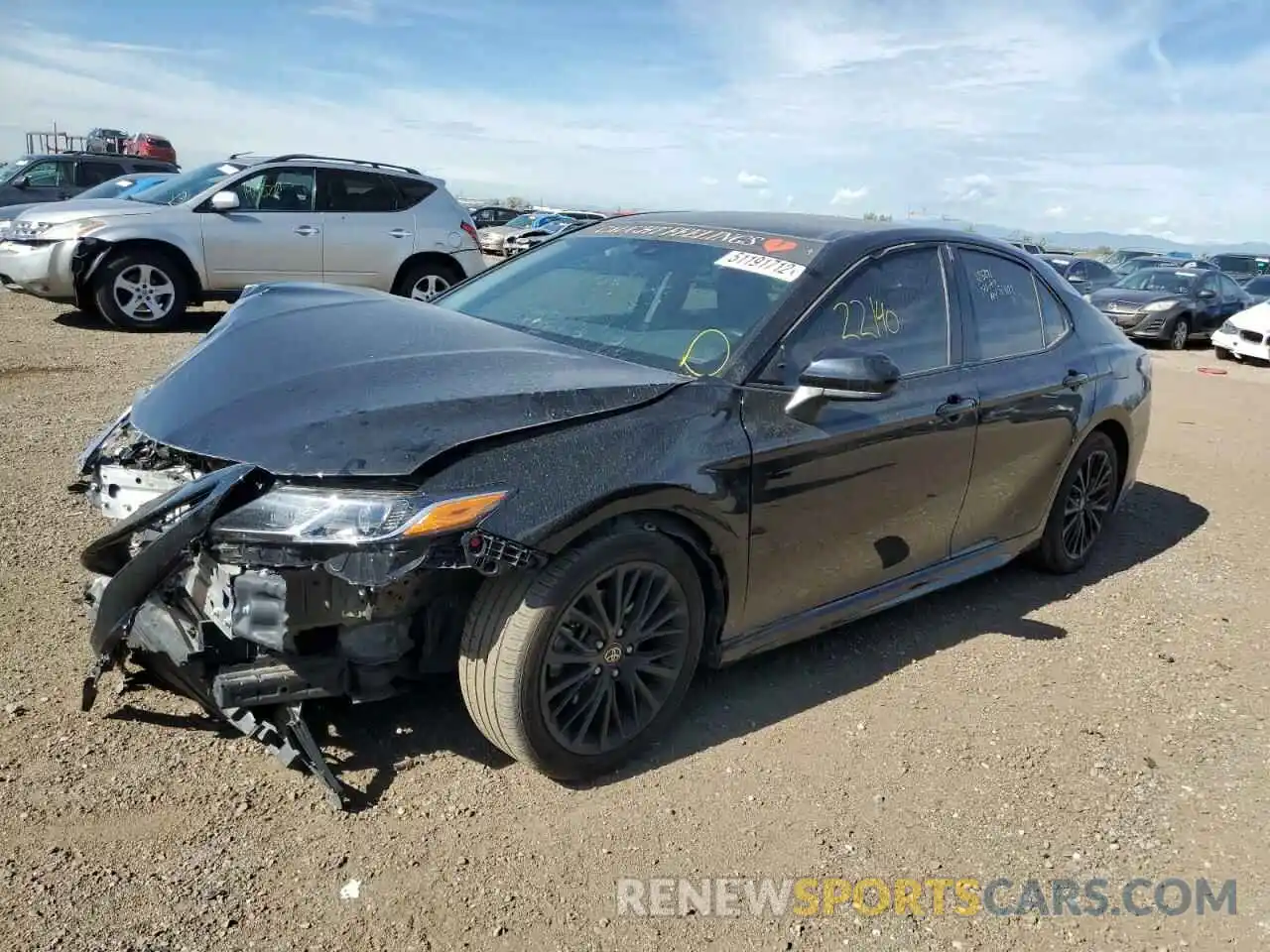 2 Photograph of a damaged car 4T1G11BK3LU013687 TOYOTA CAMRY 2020