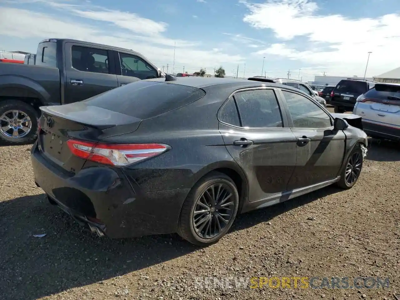 4 Photograph of a damaged car 4T1G11BK3LU013687 TOYOTA CAMRY 2020