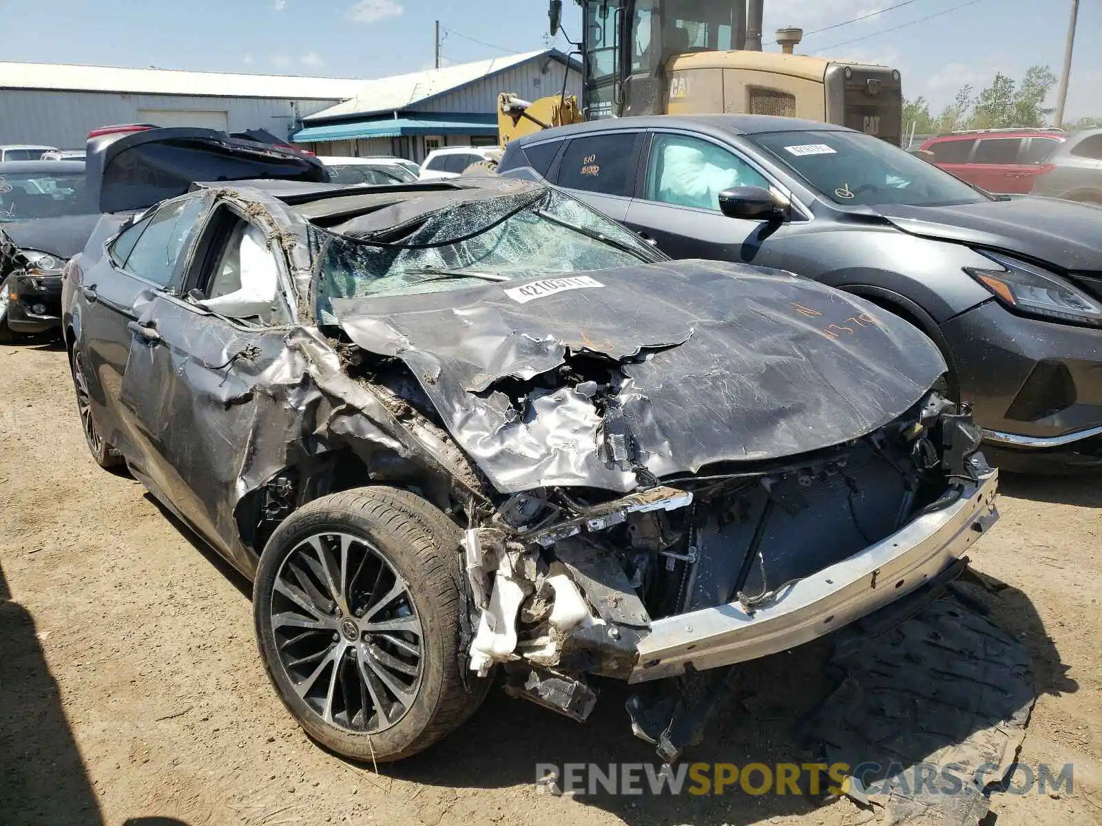 1 Photograph of a damaged car 4T1G11BK3LU013706 TOYOTA CAMRY 2020