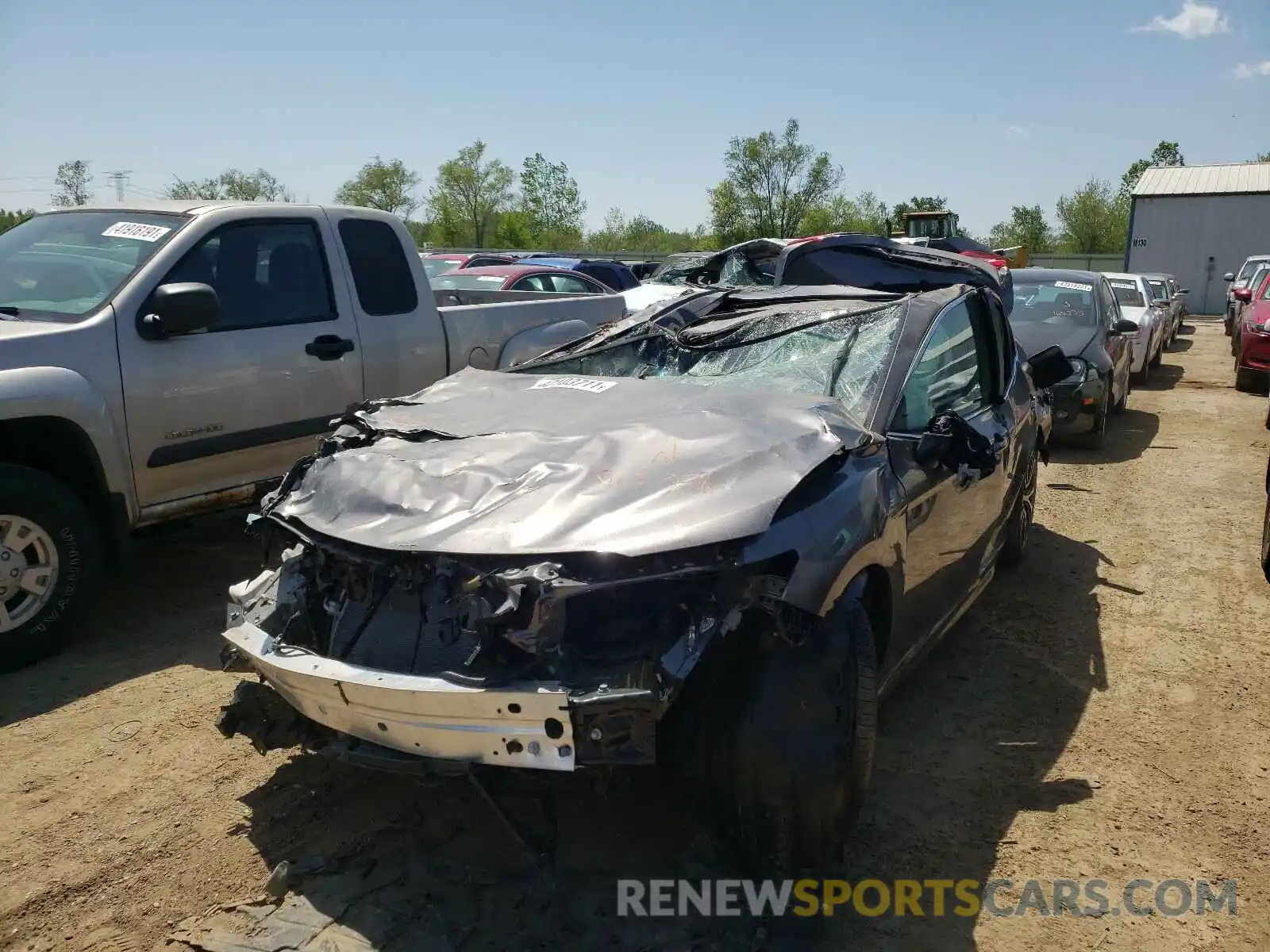 2 Photograph of a damaged car 4T1G11BK3LU013706 TOYOTA CAMRY 2020