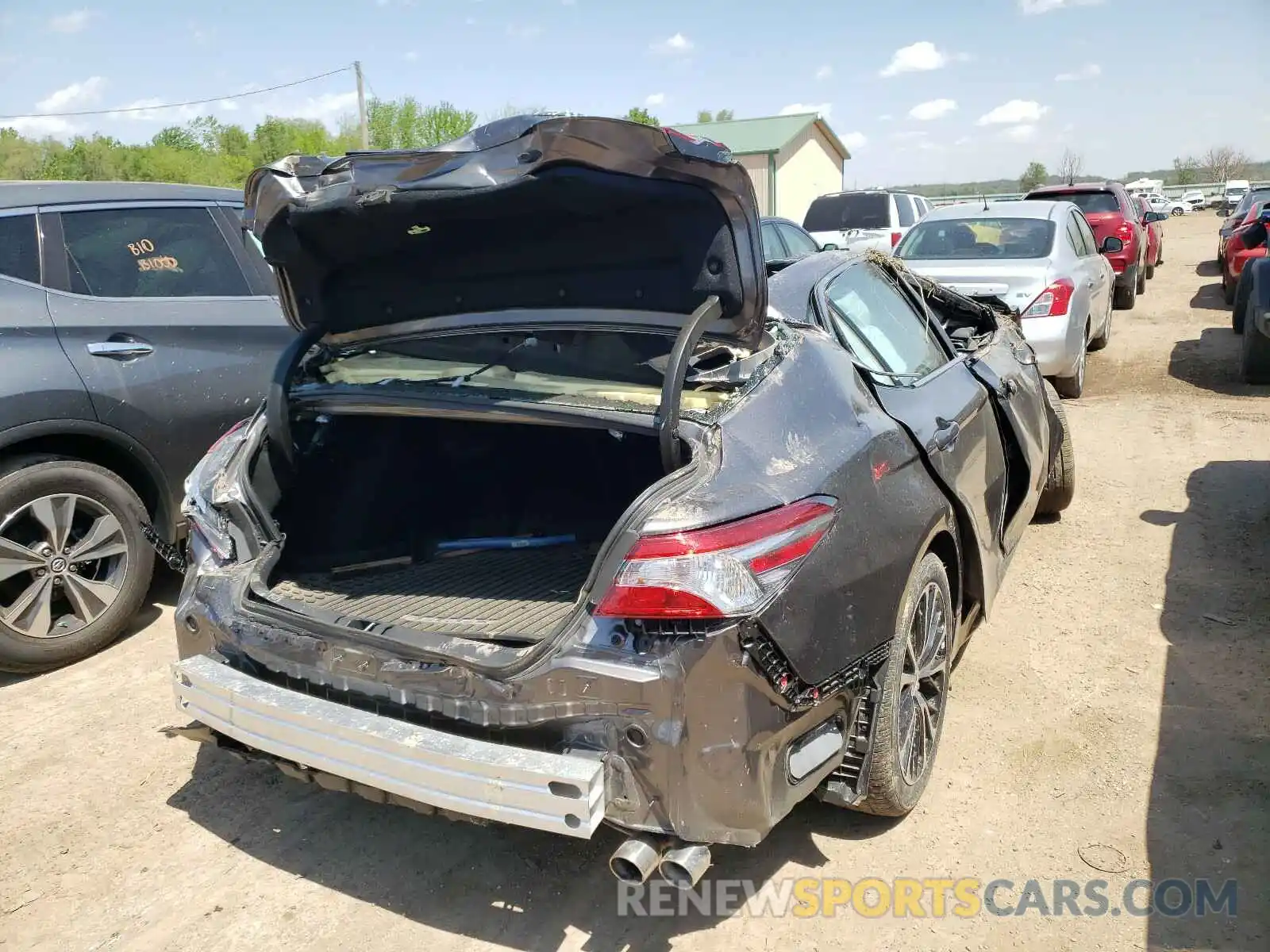 4 Photograph of a damaged car 4T1G11BK3LU013706 TOYOTA CAMRY 2020