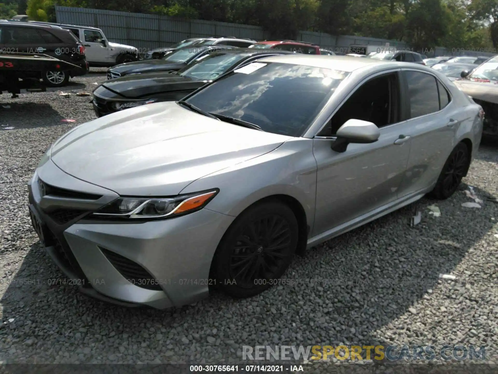 2 Photograph of a damaged car 4T1G11BK3LU016508 TOYOTA CAMRY 2020