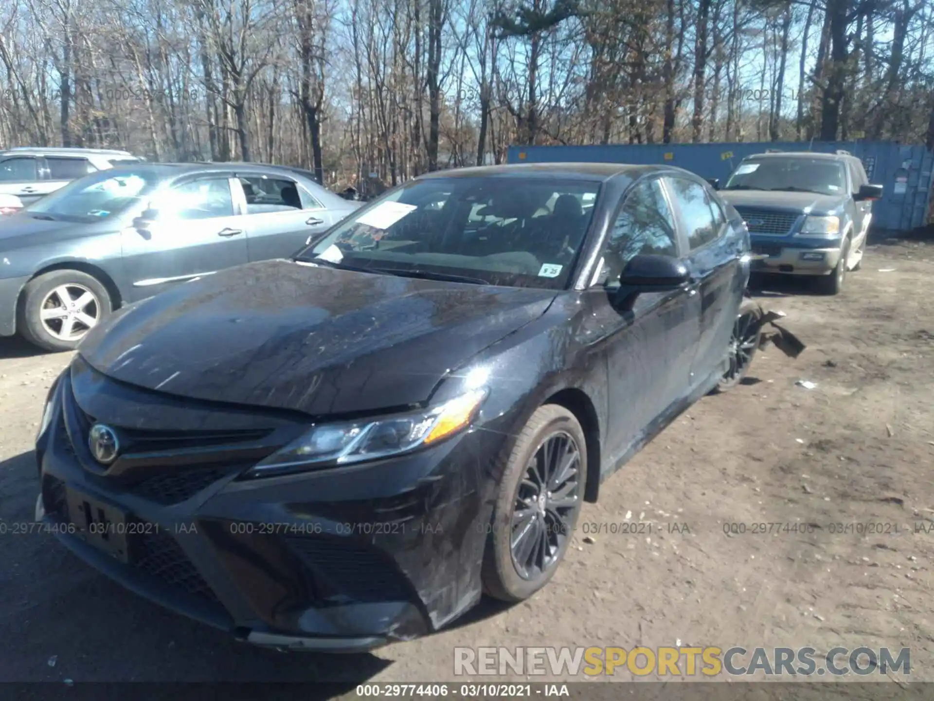 2 Photograph of a damaged car 4T1G11BK5LU003498 TOYOTA CAMRY 2020