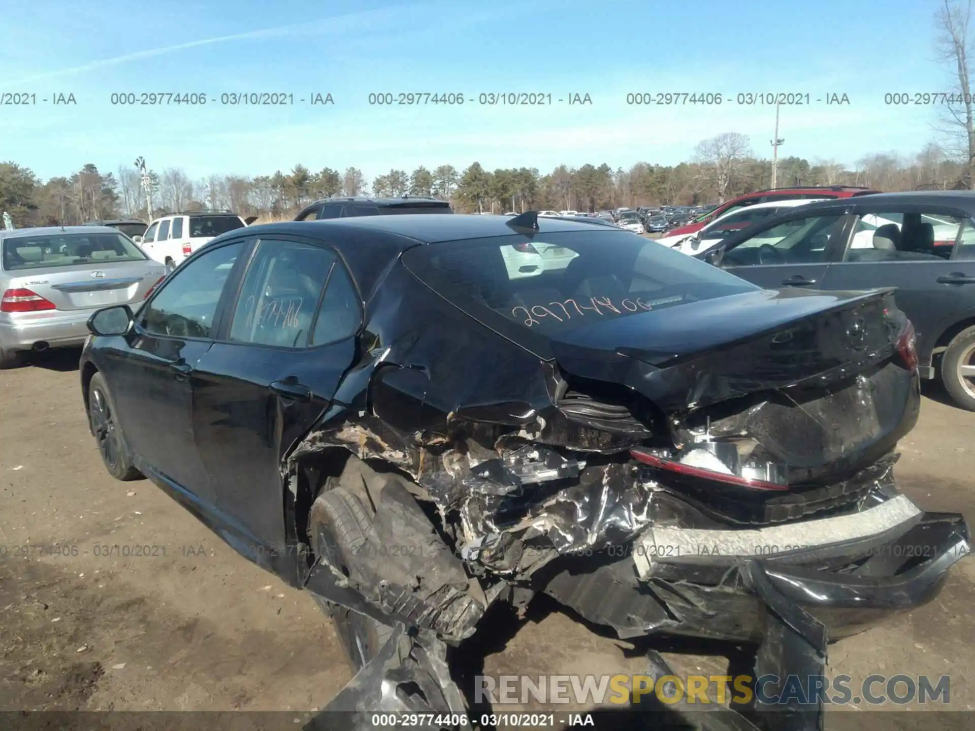 3 Photograph of a damaged car 4T1G11BK5LU003498 TOYOTA CAMRY 2020