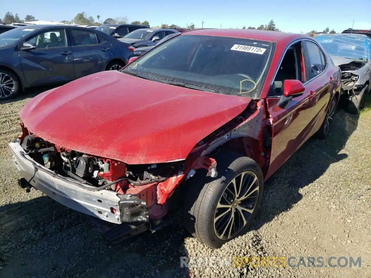 2 Photograph of a damaged car 4T1G11BK6LU014428 TOYOTA CAMRY 2020