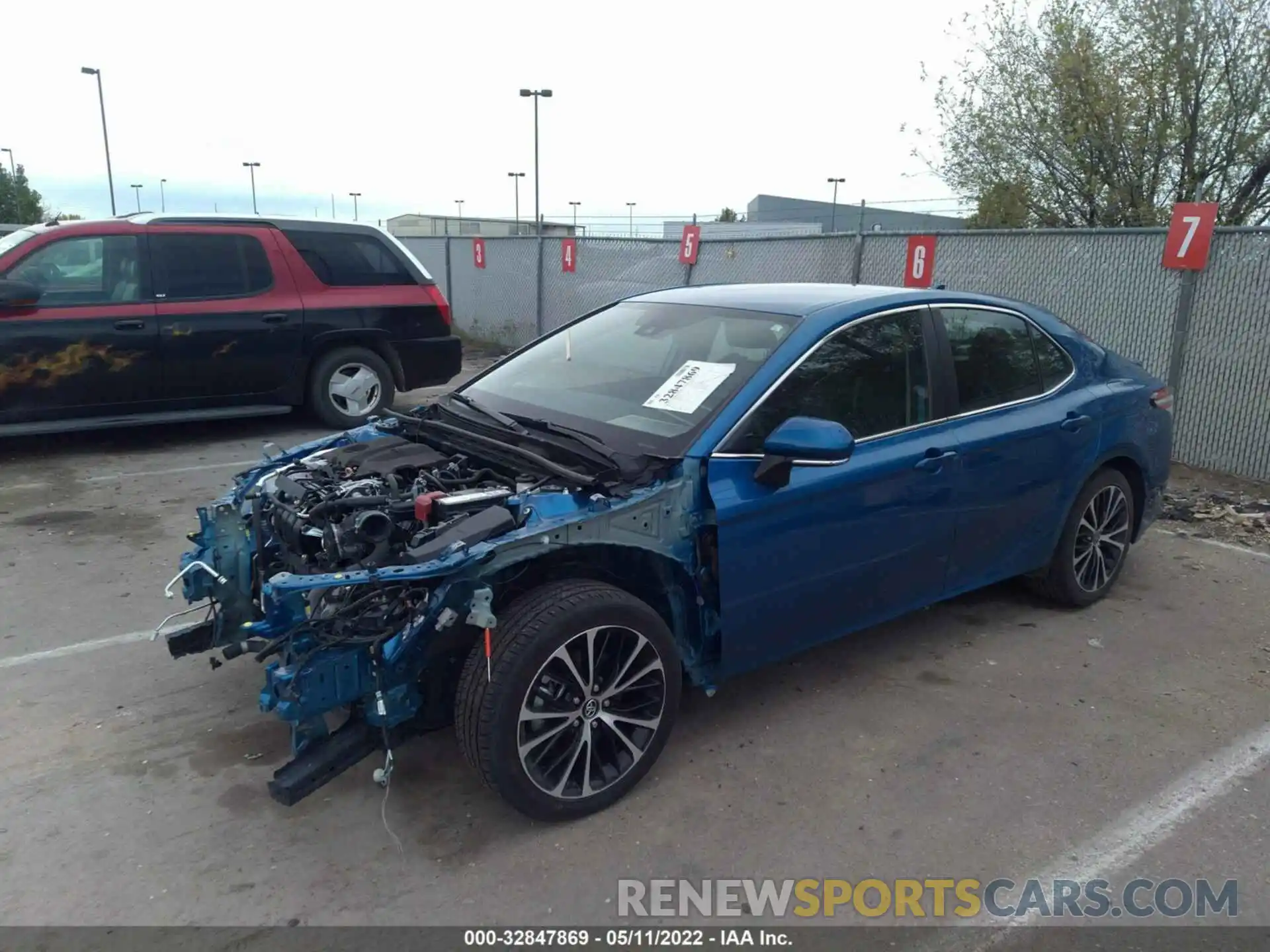 2 Photograph of a damaged car 4T1G11BK6LU019371 TOYOTA CAMRY 2020