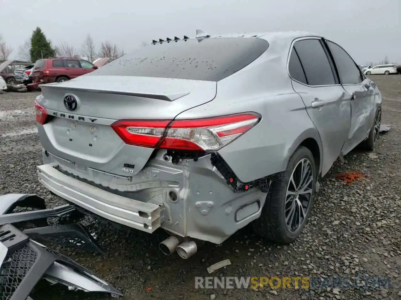 4 Photograph of a damaged car 4T1G11BK7LU002935 TOYOTA CAMRY 2020