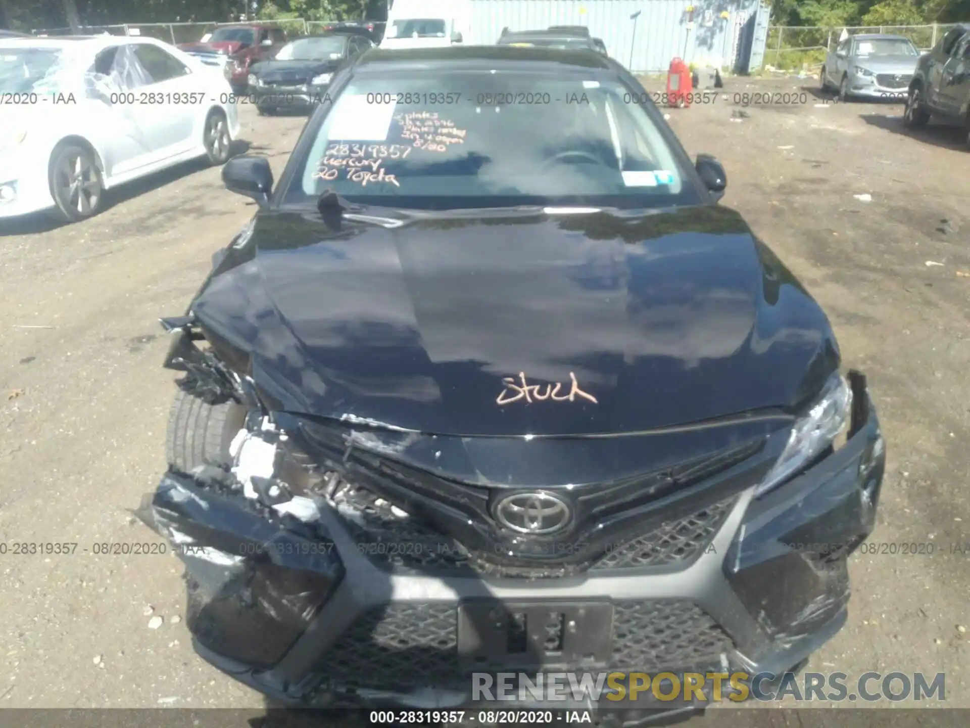 10 Photograph of a damaged car 4T1G11BK7LU005169 TOYOTA CAMRY 2020