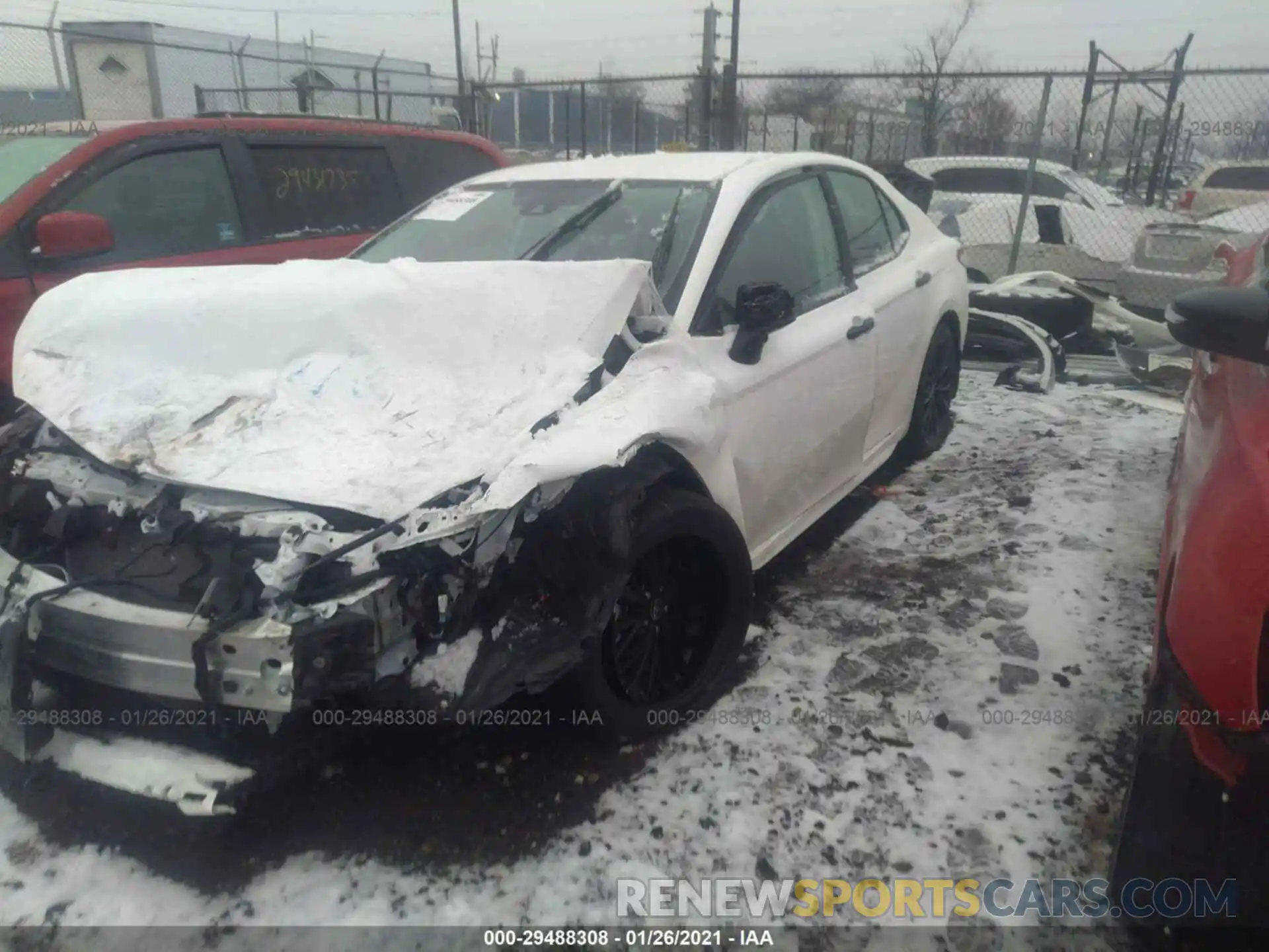 2 Photograph of a damaged car 4T1G11BK7LU015295 TOYOTA CAMRY 2020