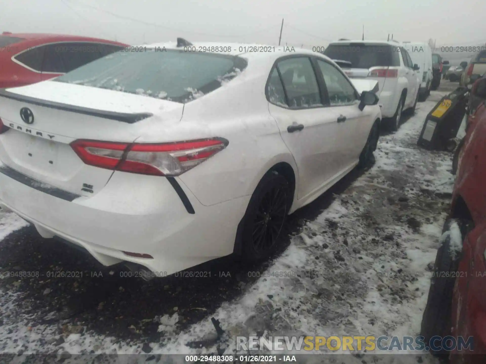 4 Photograph of a damaged car 4T1G11BK7LU015295 TOYOTA CAMRY 2020