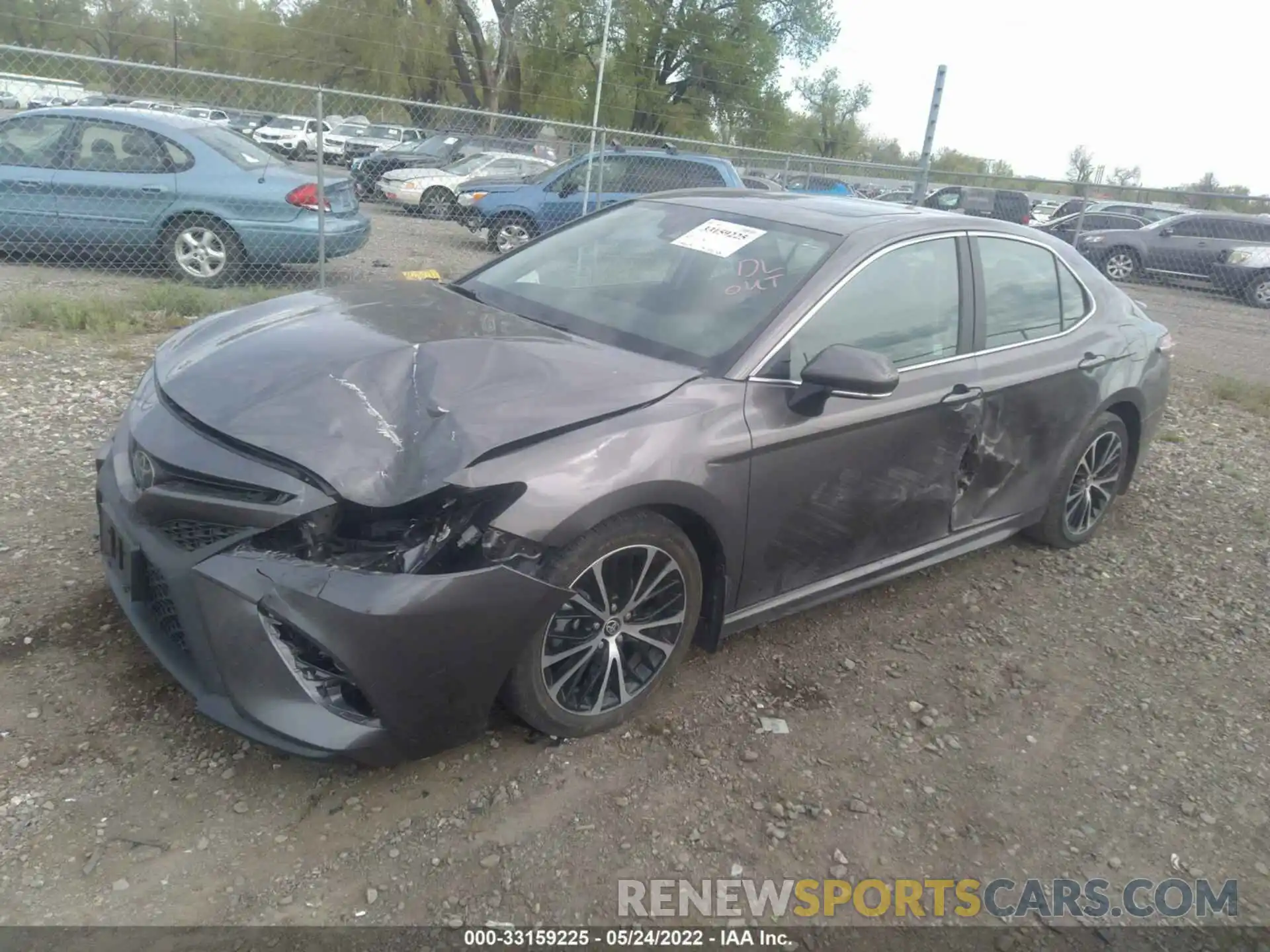 2 Photograph of a damaged car 4T1G11BK8LU003835 TOYOTA CAMRY 2020