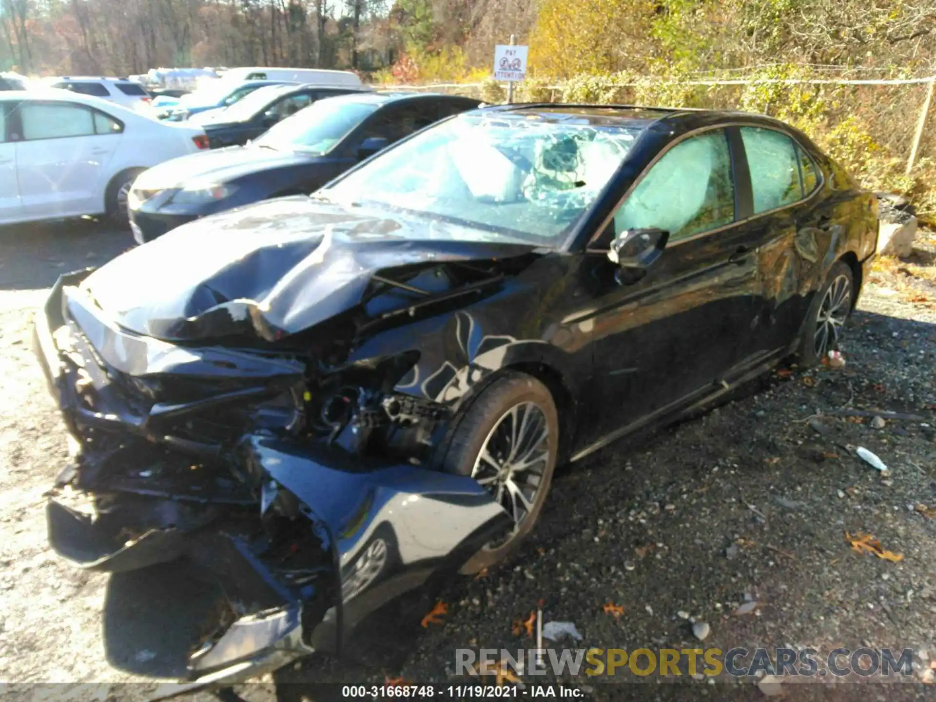 2 Photograph of a damaged car 4T1G11BK8LU008436 TOYOTA CAMRY 2020