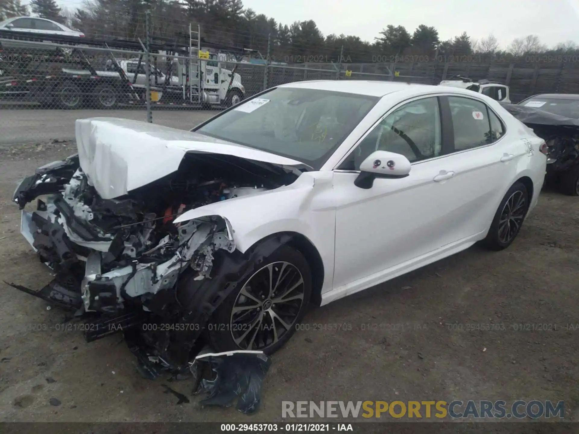 2 Photograph of a damaged car 4T1G11BK8LU011059 TOYOTA CAMRY 2020