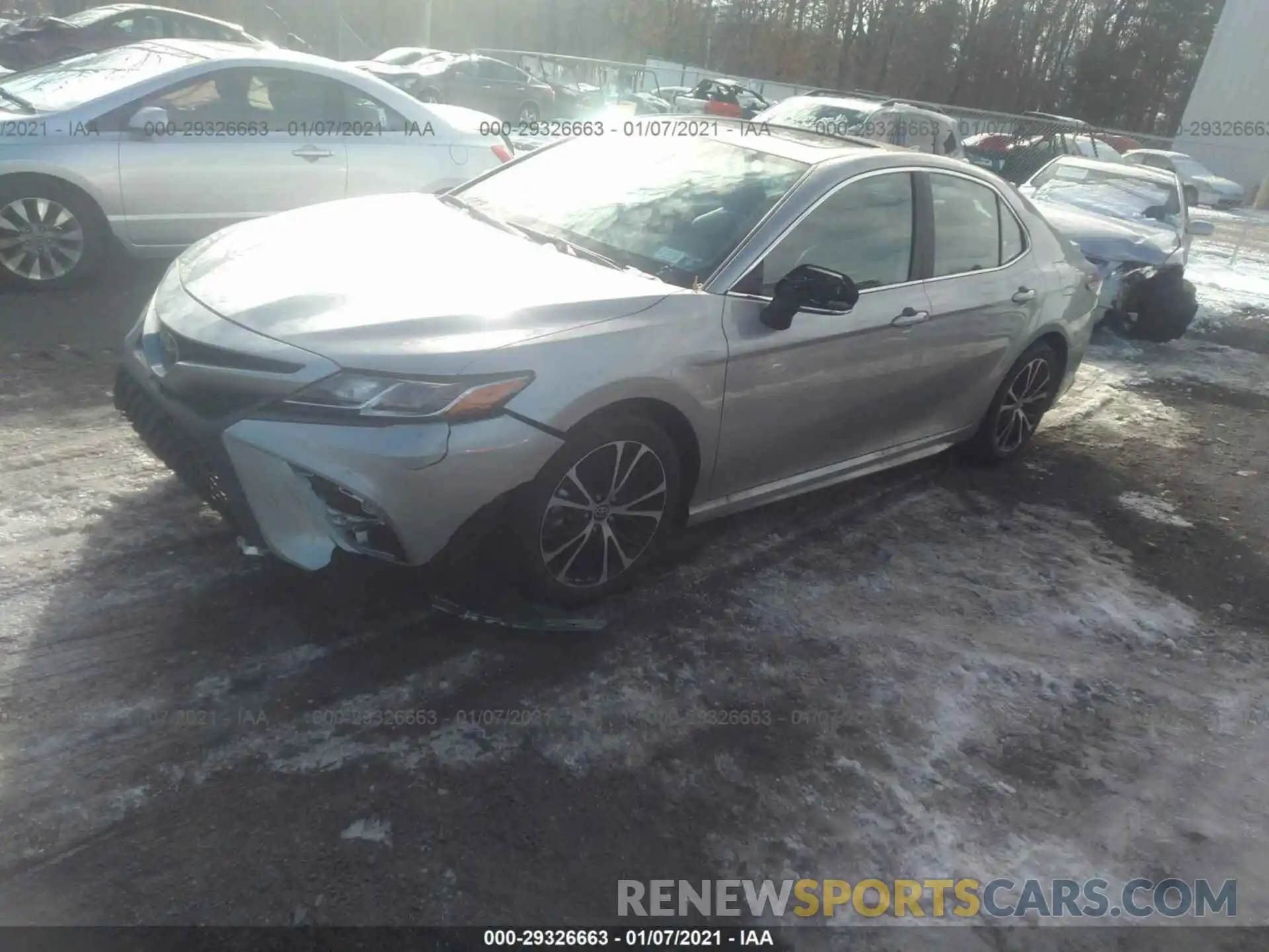 2 Photograph of a damaged car 4T1G11BK8LU013670 TOYOTA CAMRY 2020