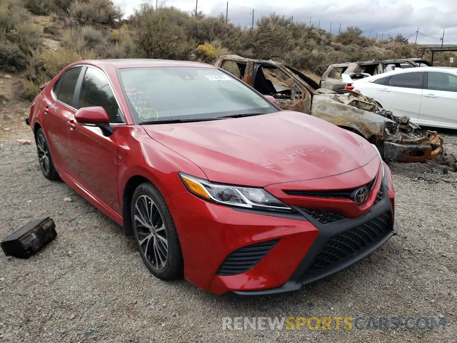 1 Photograph of a damaged car 4T1G11BK8LU017766 TOYOTA CAMRY 2020