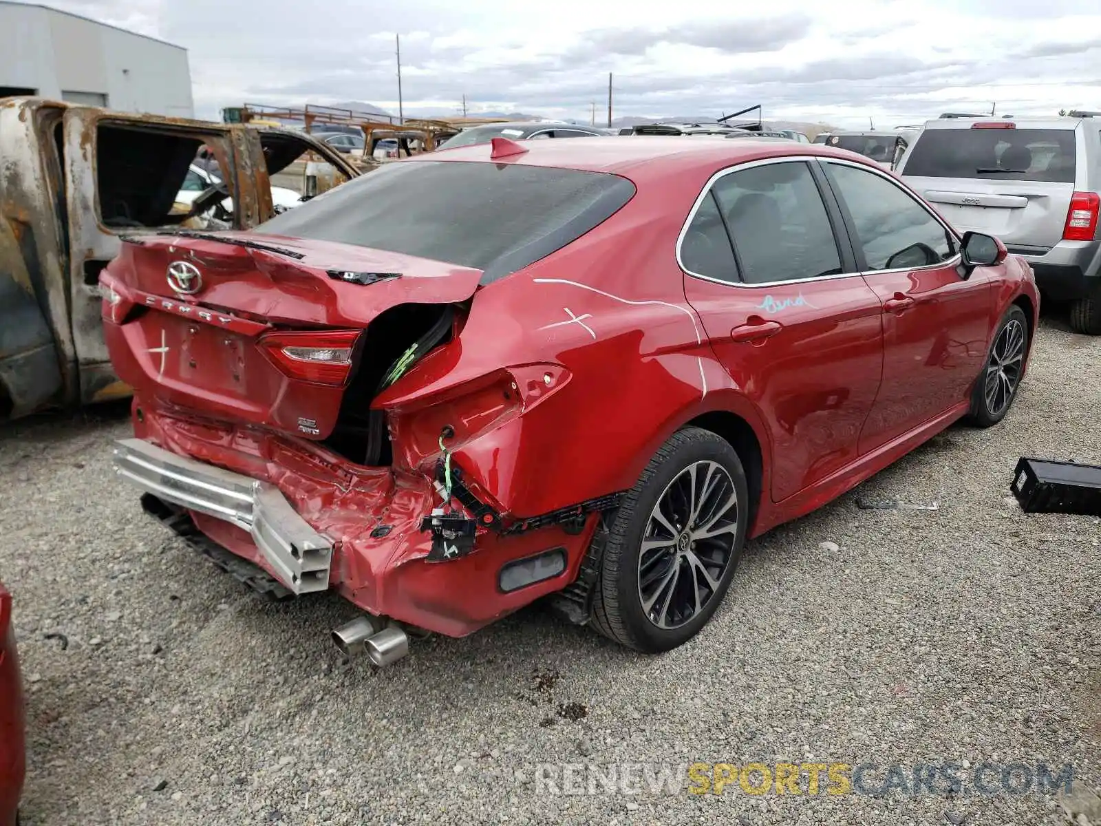 4 Photograph of a damaged car 4T1G11BK8LU017766 TOYOTA CAMRY 2020