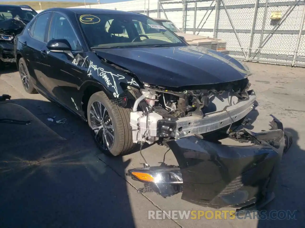 1 Photograph of a damaged car 4T1G11BK9LU010096 TOYOTA CAMRY 2020