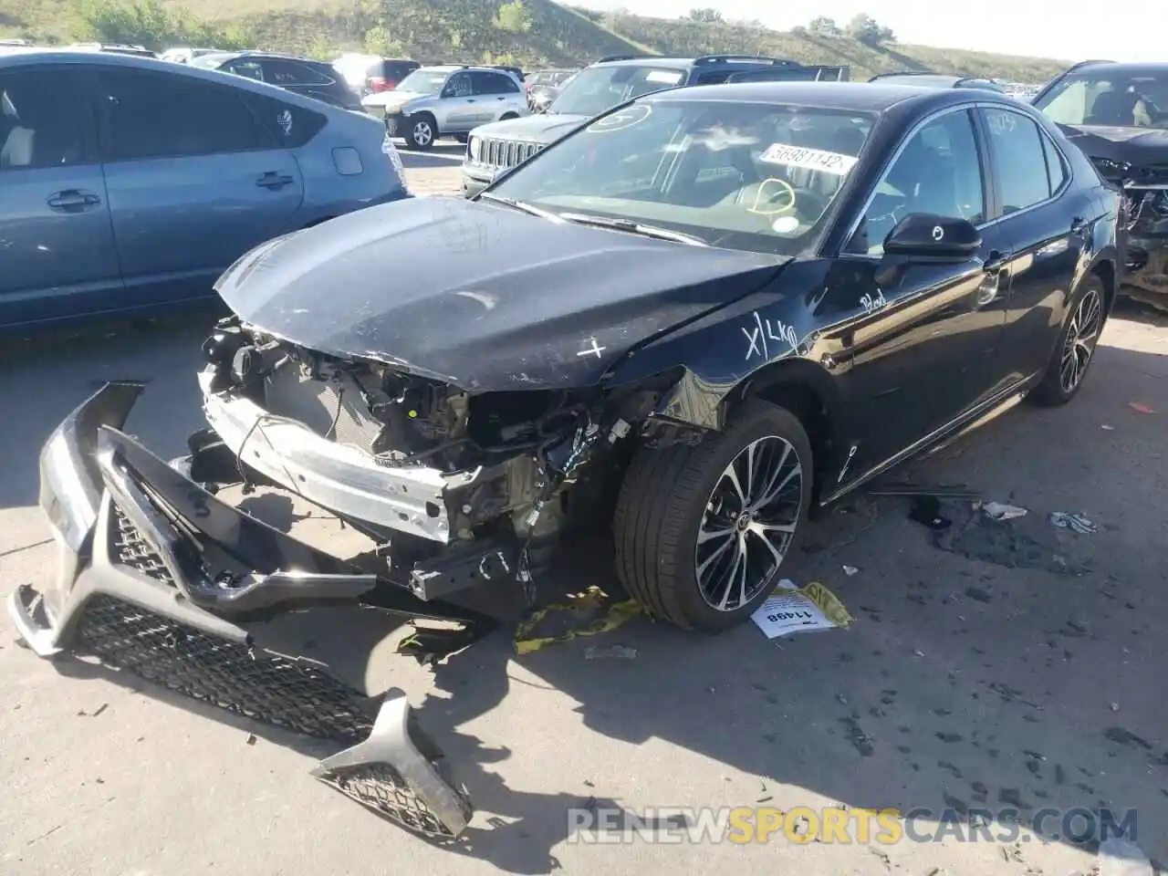 2 Photograph of a damaged car 4T1G11BK9LU010096 TOYOTA CAMRY 2020