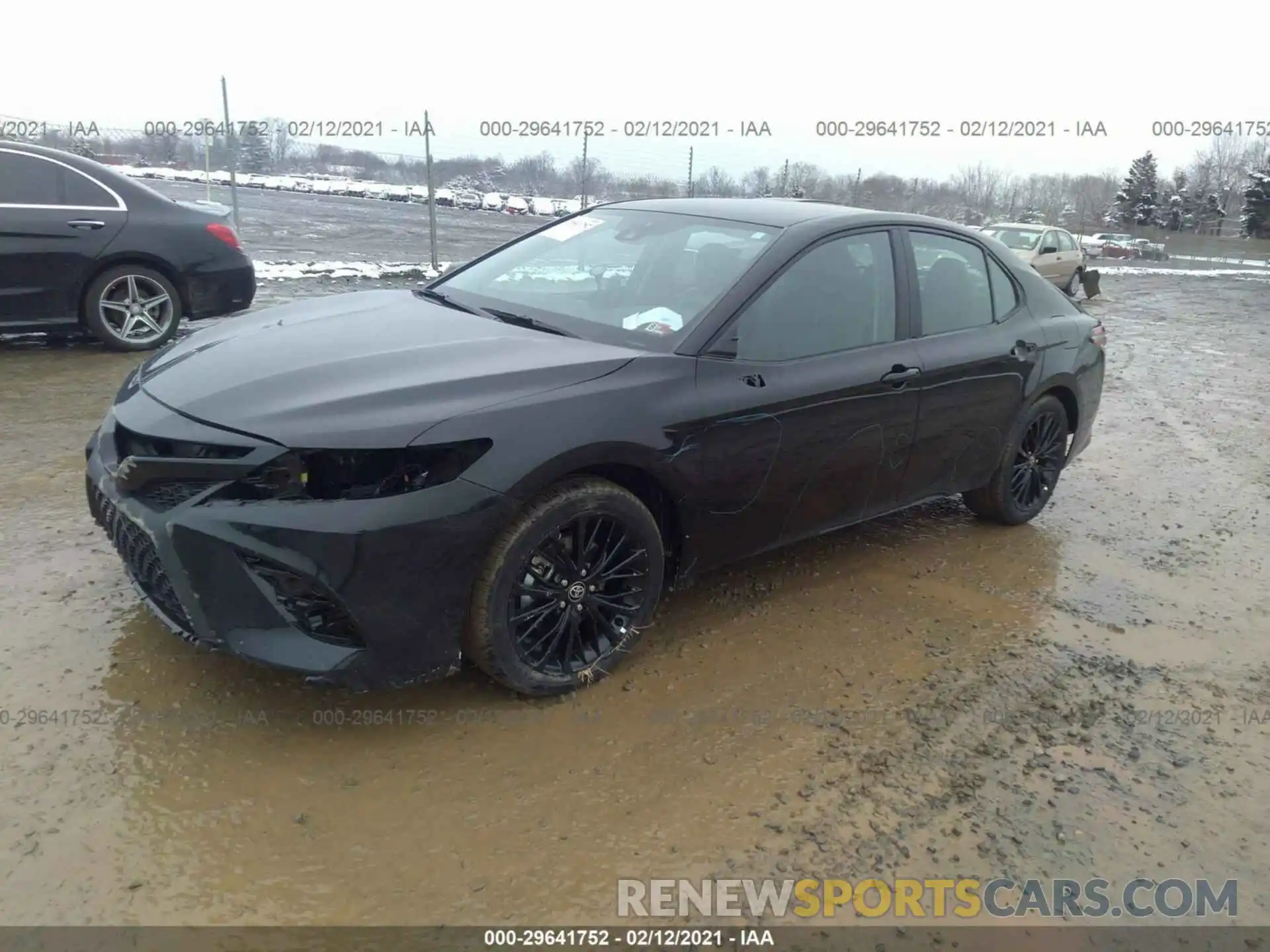 2 Photograph of a damaged car 4T1G11BK9LU013743 TOYOTA CAMRY 2020