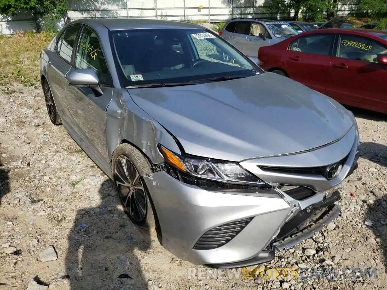 1 Photograph of a damaged car 4T1G11BK9LU019042 TOYOTA CAMRY 2020