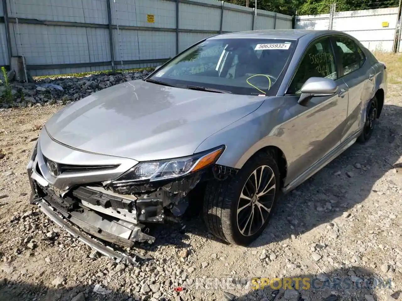 2 Photograph of a damaged car 4T1G11BK9LU019042 TOYOTA CAMRY 2020