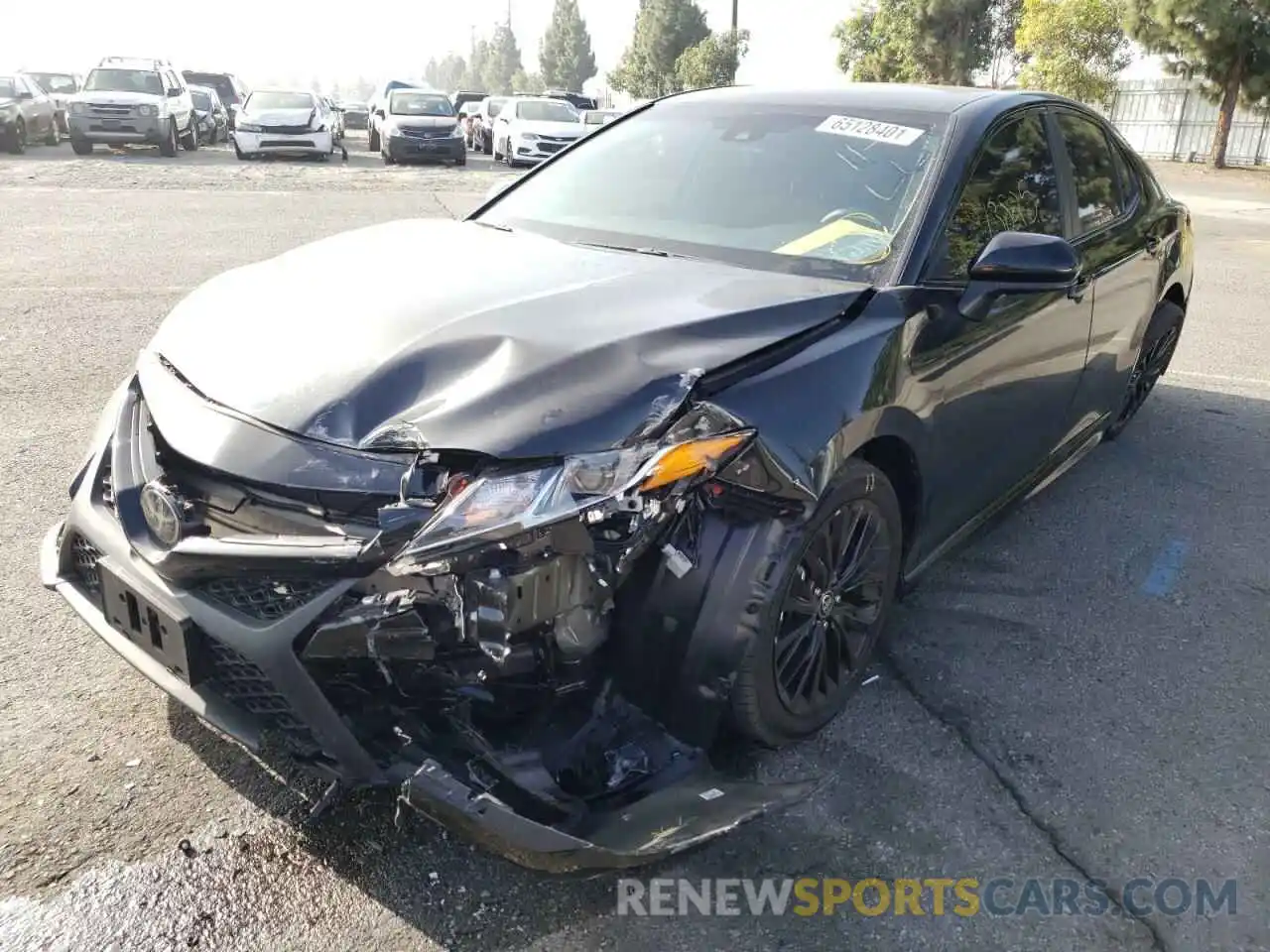 2 Photograph of a damaged car 4T1G11BKXLU016960 TOYOTA CAMRY 2020