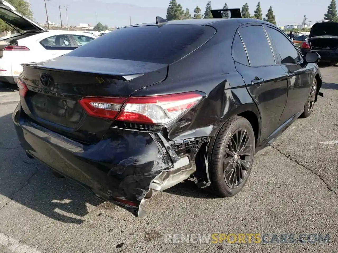 4 Photograph of a damaged car 4T1G11BKXLU016960 TOYOTA CAMRY 2020