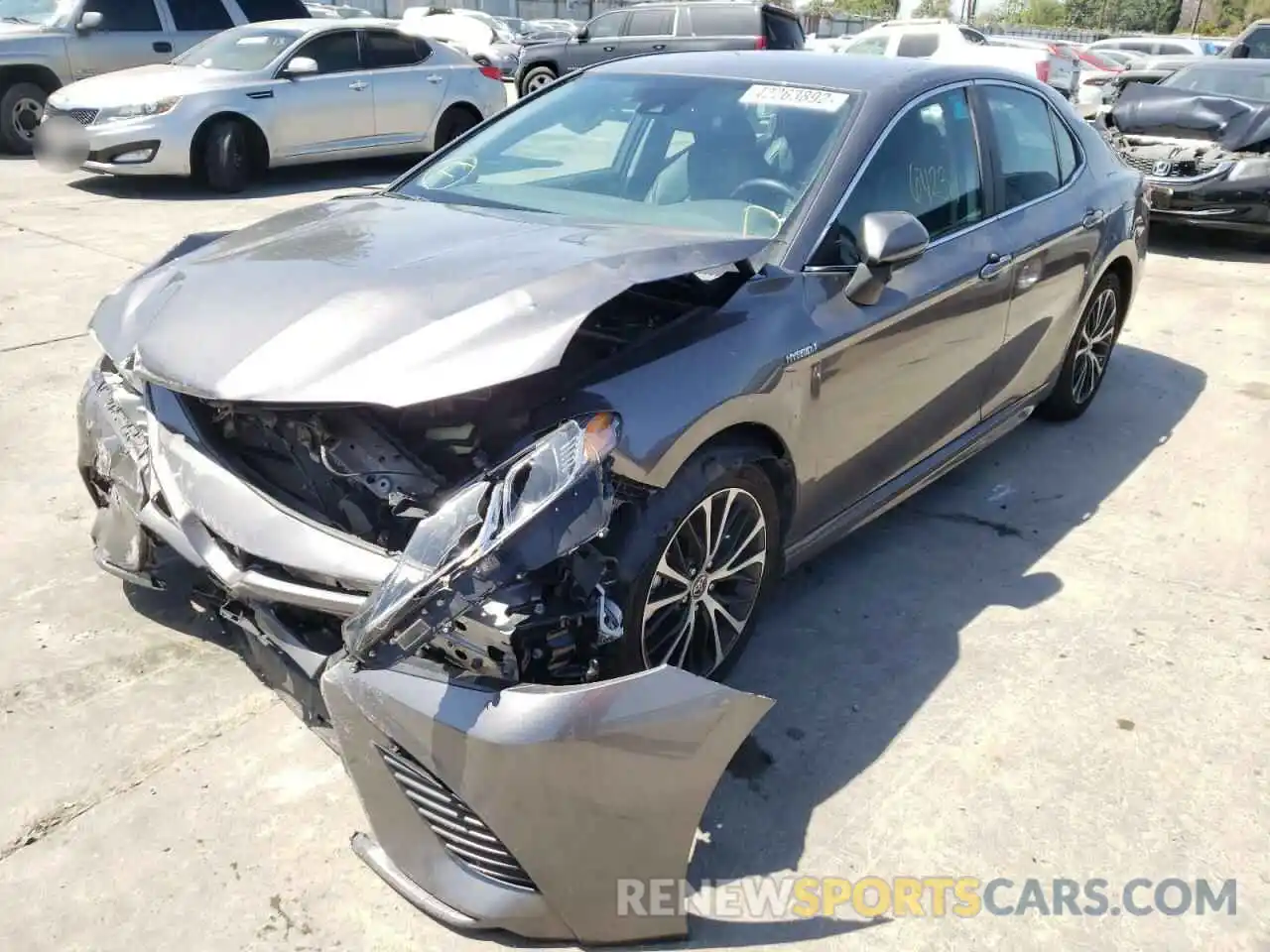 2 Photograph of a damaged car 4T1G31AK0LU017255 TOYOTA CAMRY 2020