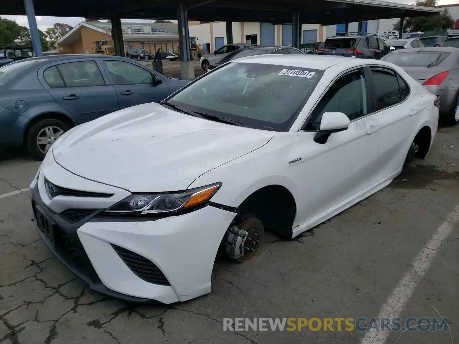 2 Photograph of a damaged car 4T1G31AK2LU010646 TOYOTA CAMRY 2020