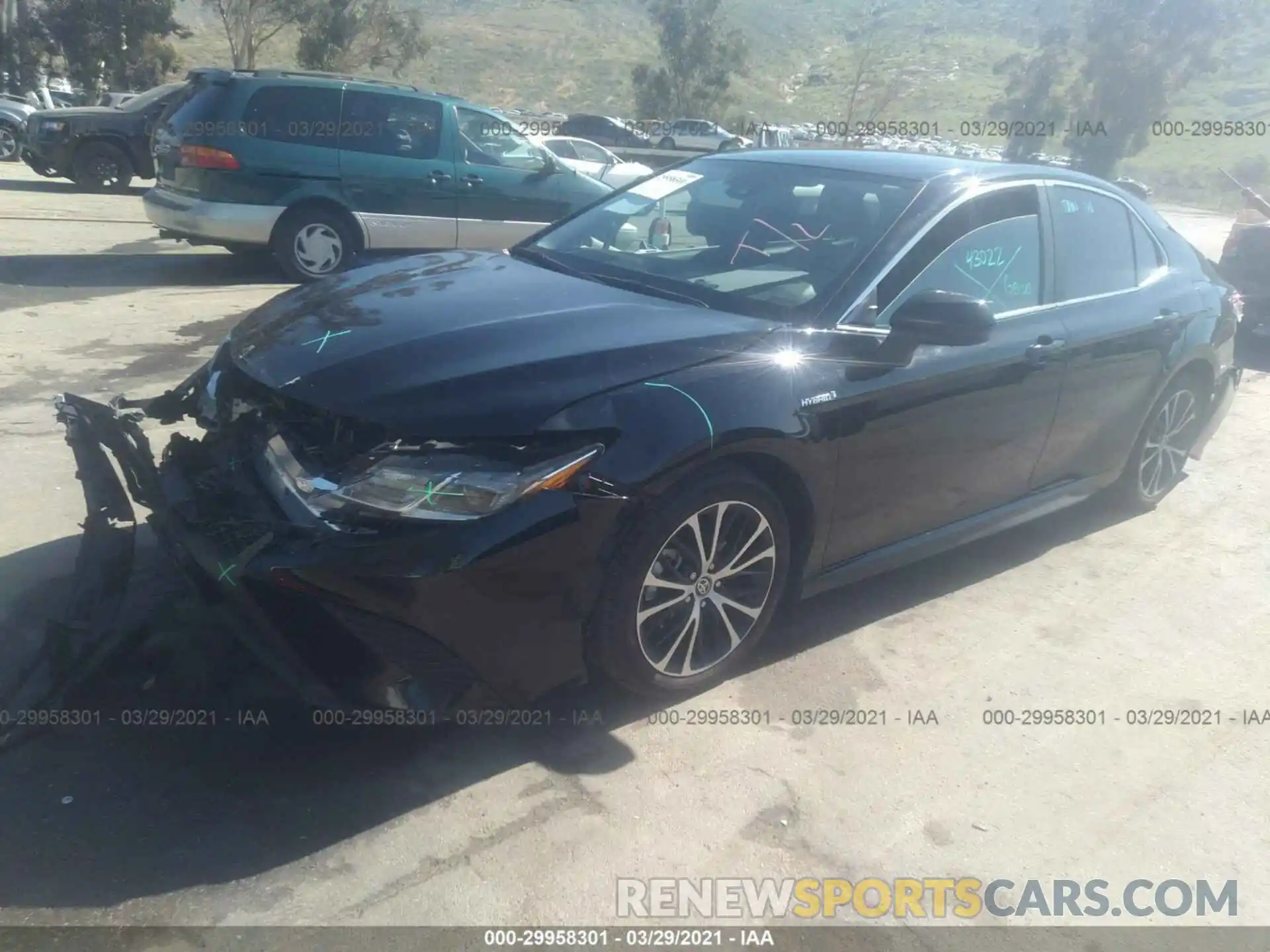 2 Photograph of a damaged car 4T1G31AK2LU533892 TOYOTA CAMRY 2020