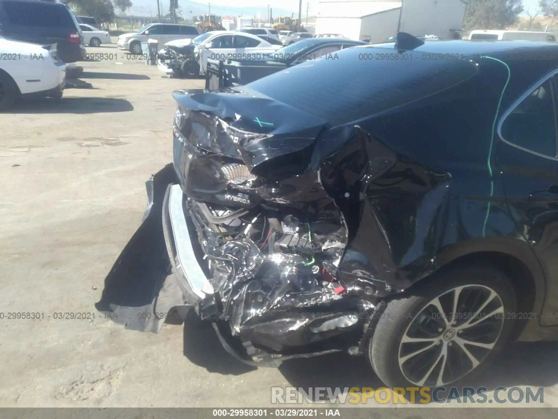 6 Photograph of a damaged car 4T1G31AK2LU533892 TOYOTA CAMRY 2020