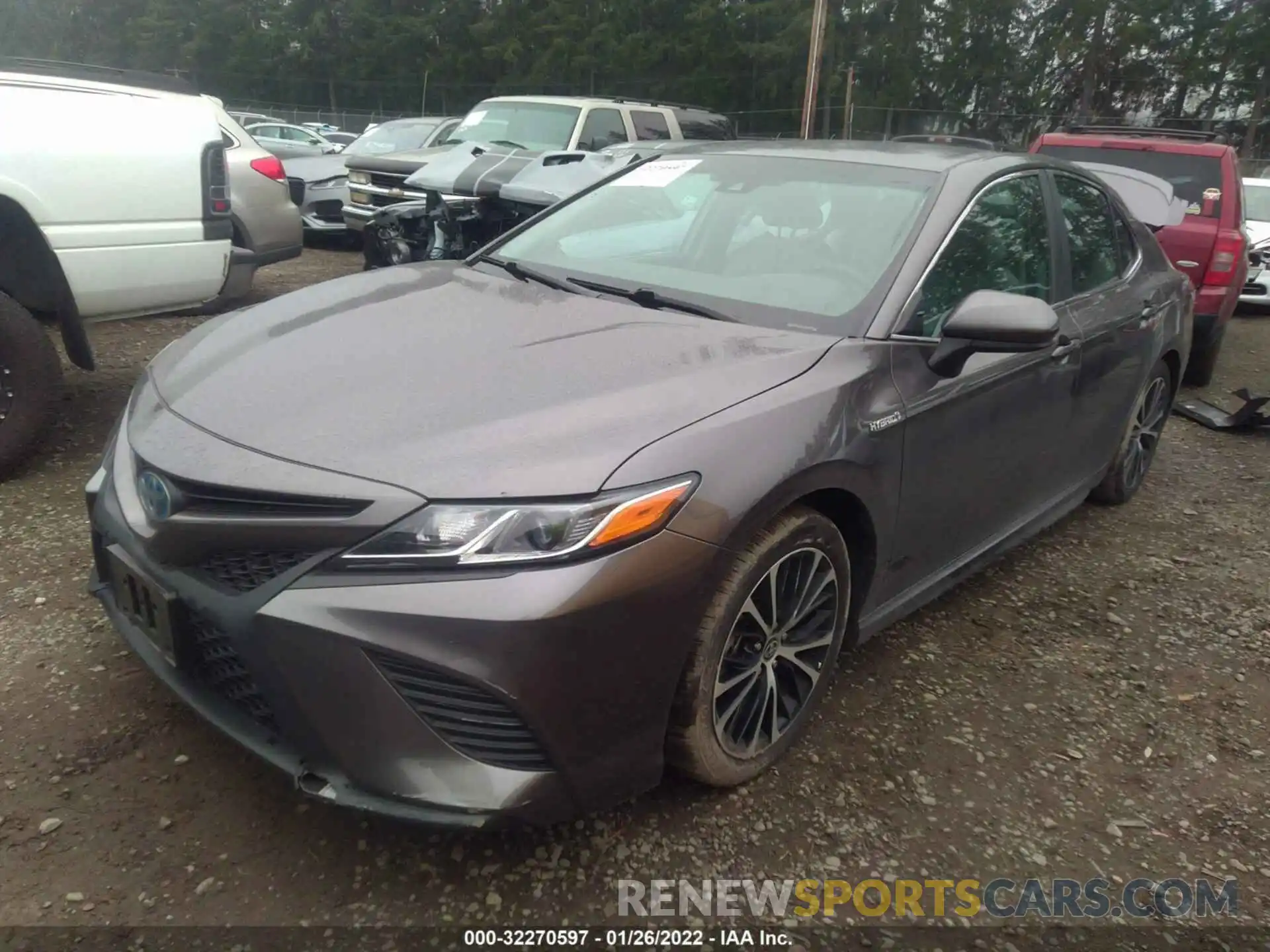 2 Photograph of a damaged car 4T1G31AK2LU537926 TOYOTA CAMRY 2020