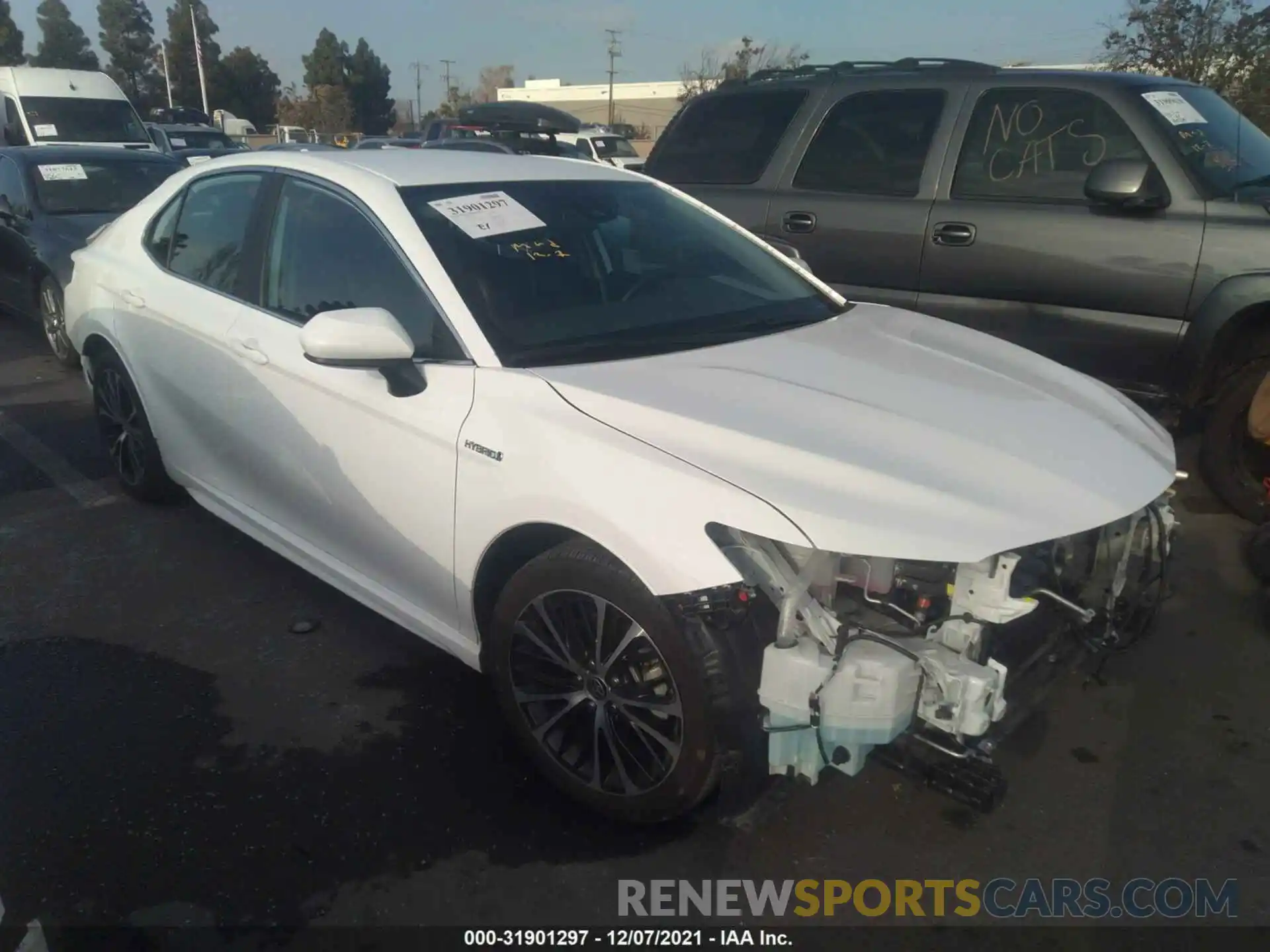 1 Photograph of a damaged car 4T1G31AK2LU545587 TOYOTA CAMRY 2020