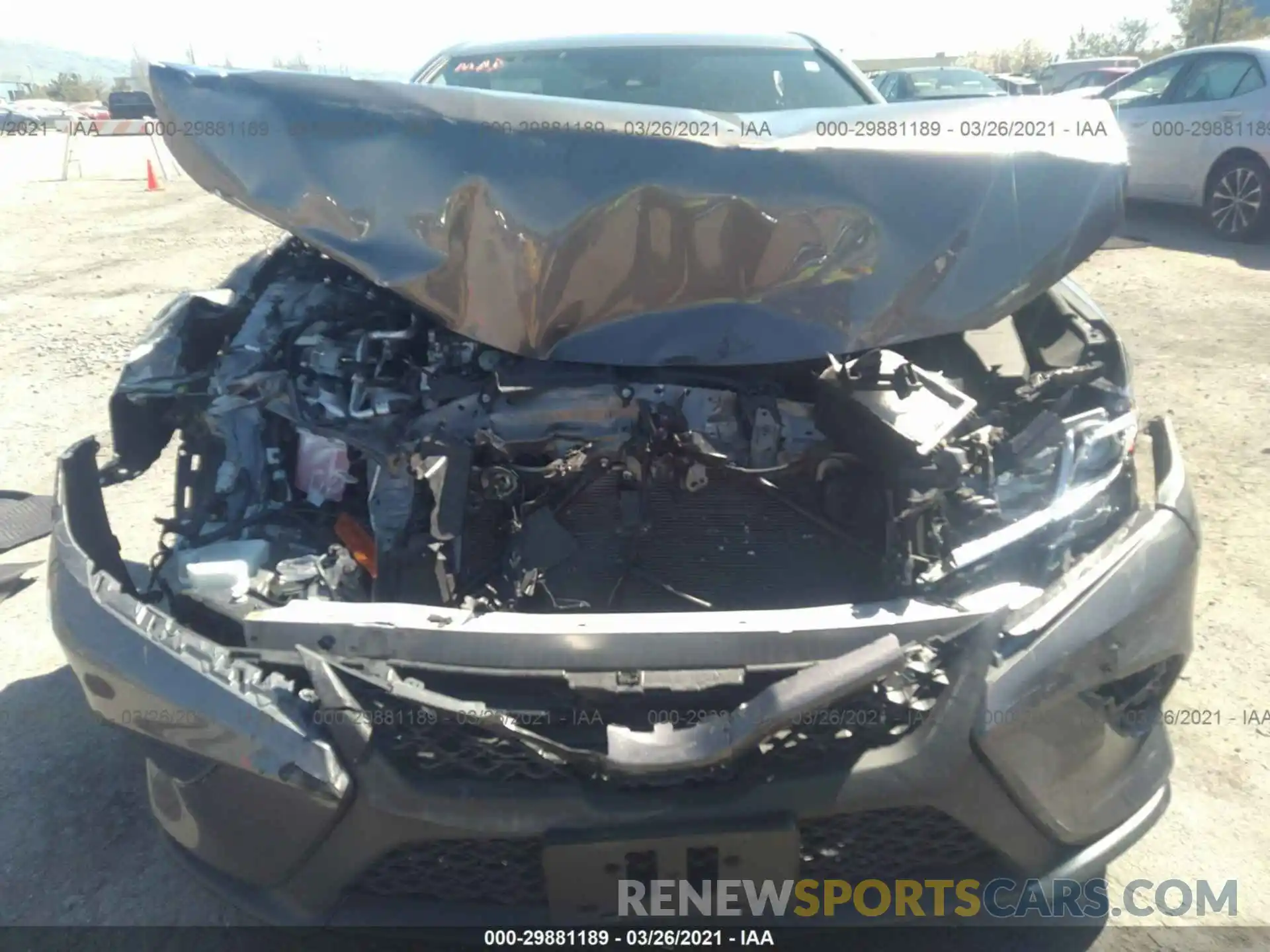 6 Photograph of a damaged car 4T1G31AK3LU015130 TOYOTA CAMRY 2020